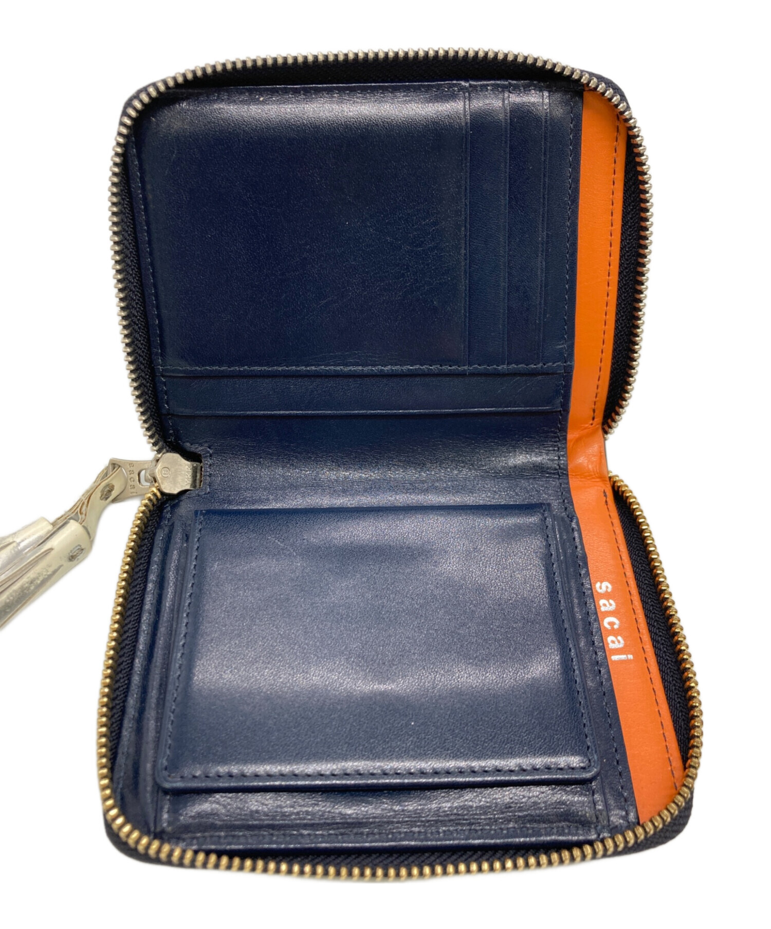 中古・古着通販】sacai (サカイ) Medium Wallet ネイビー｜ブランド