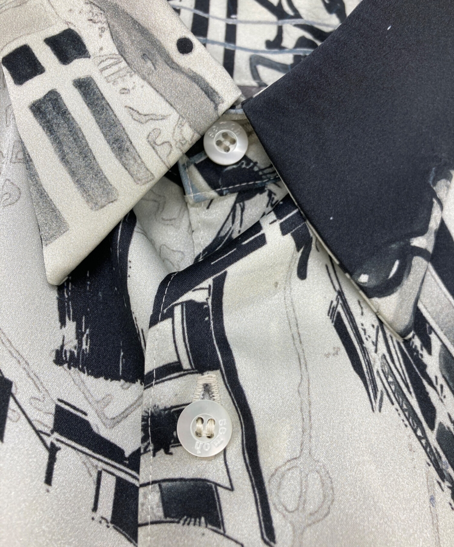 中古・古着通販】semoh (セモー) Graphic Shirt ホワイト サイズ:SIZE