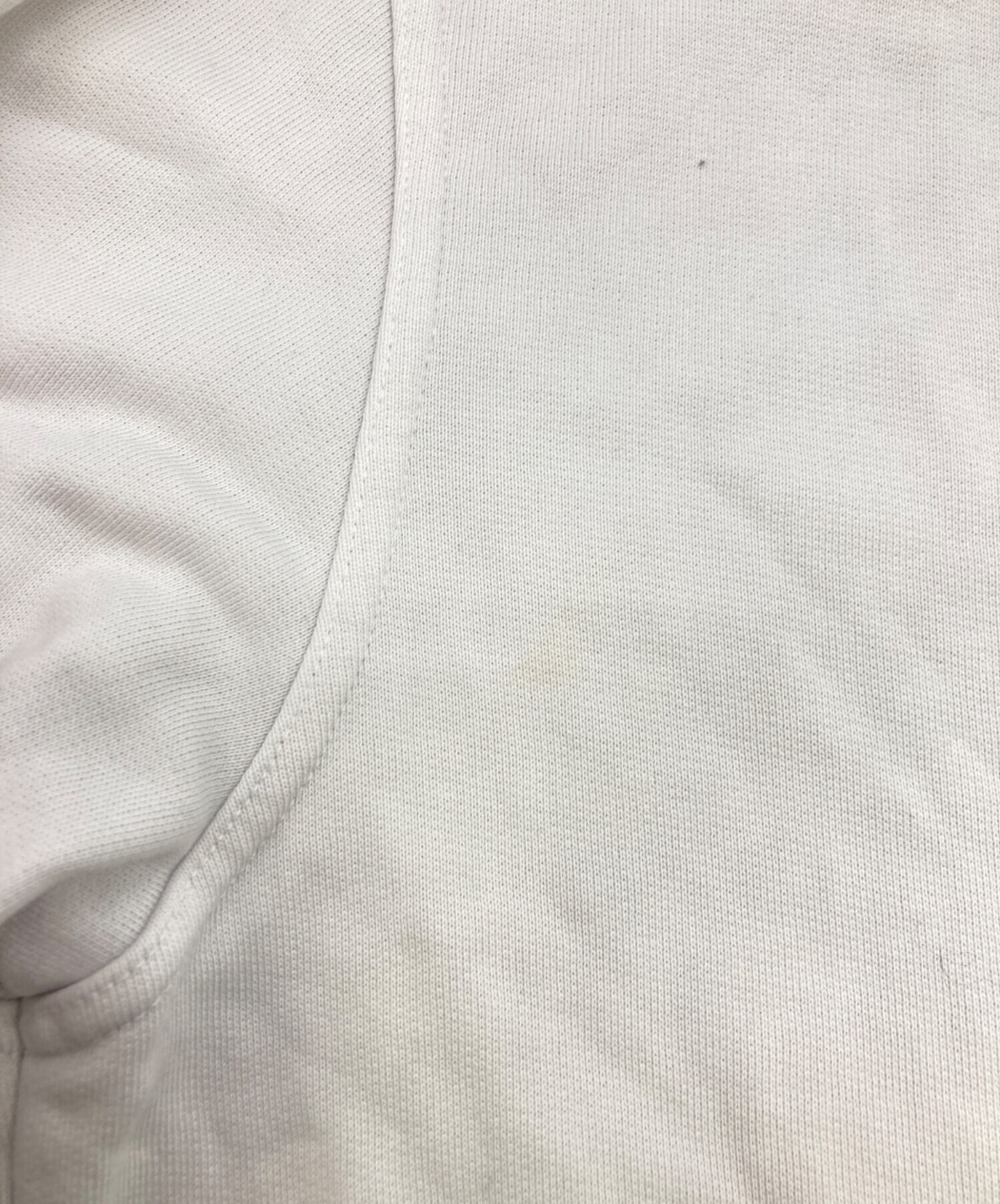 未使用級 メゾンマルジェラ 15SS シープレザーエルボーパッチ スウェット 未使用級 メゾンマルジェラ 15SS シープレザーエルボーパッチ