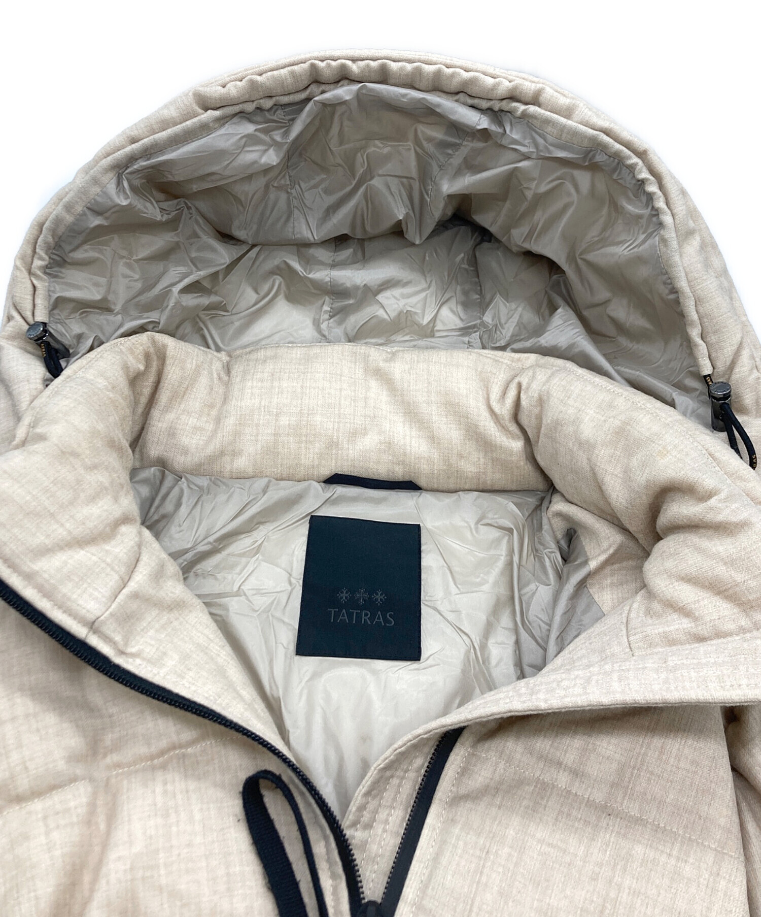 中古・古着通販】TATRAS (タトラス) AGORDOダウンジャケット ベージュ