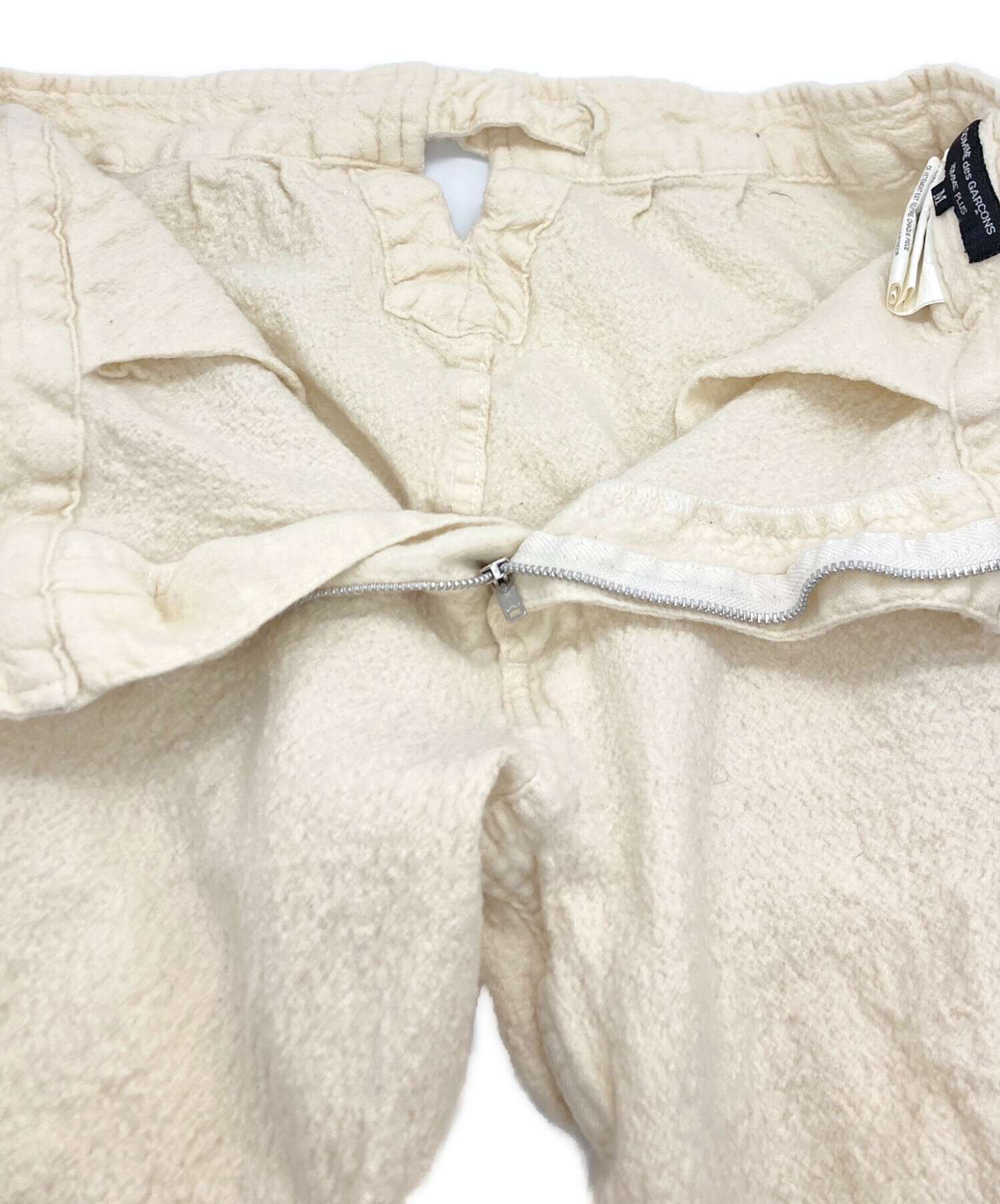 コムデギャルソンオムプリュス　AD2004 フリースパンツM メンズ 中古・古着通販】COMME des GARCONS HOMME PLUS (コムデギャルソンオム
