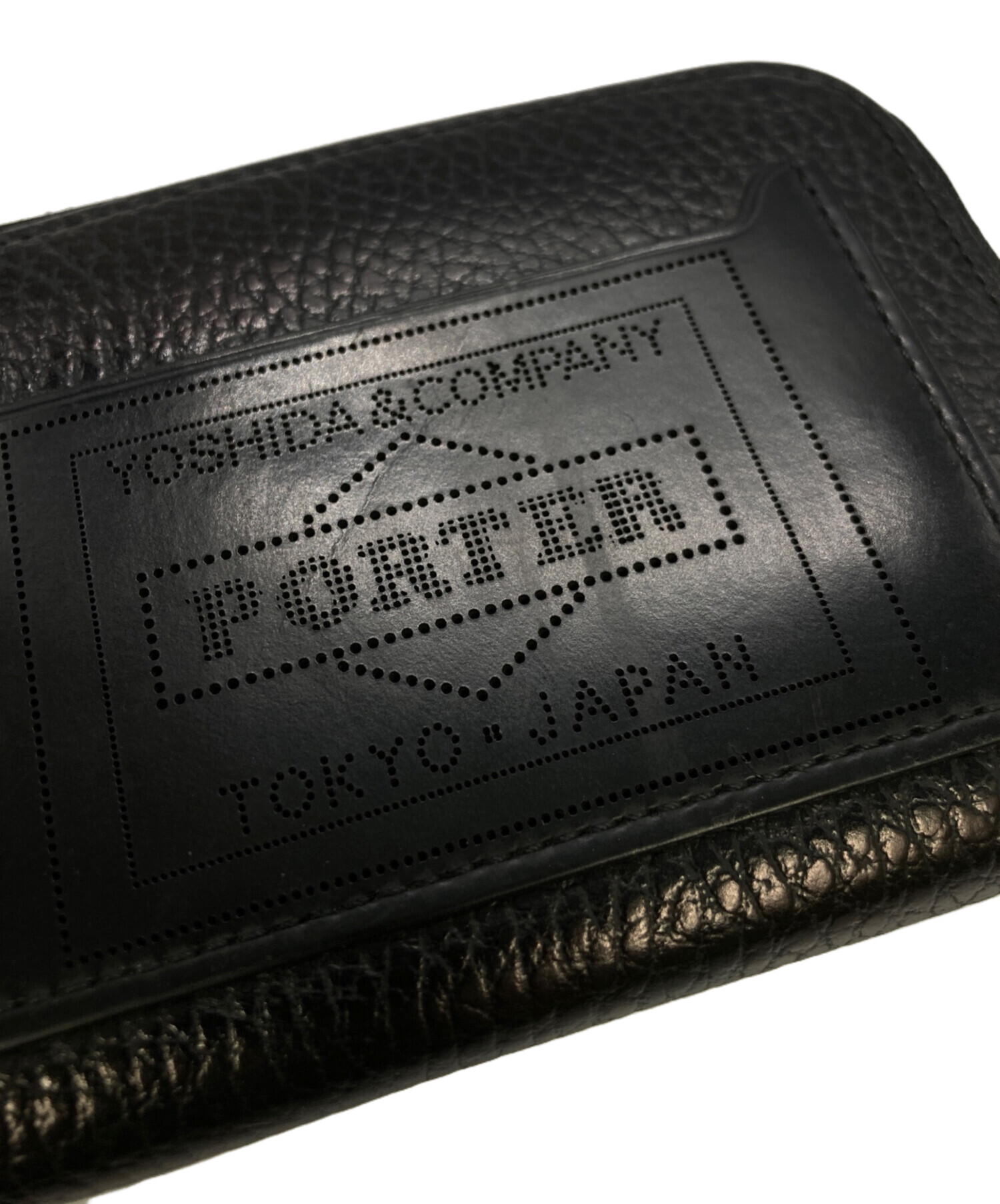 中古・古着通販】PORTER (ポーター) GLAZE MULTI WALLET ブラック