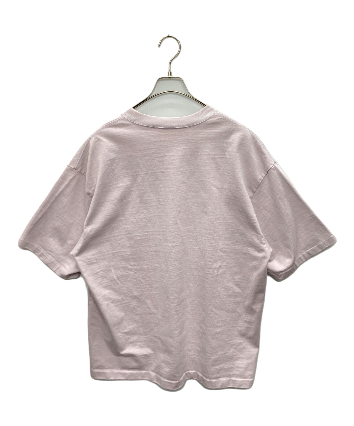 中古・古着通販】AURALEE (オーラリー) スタンドアップ Tシャツ ピンク 