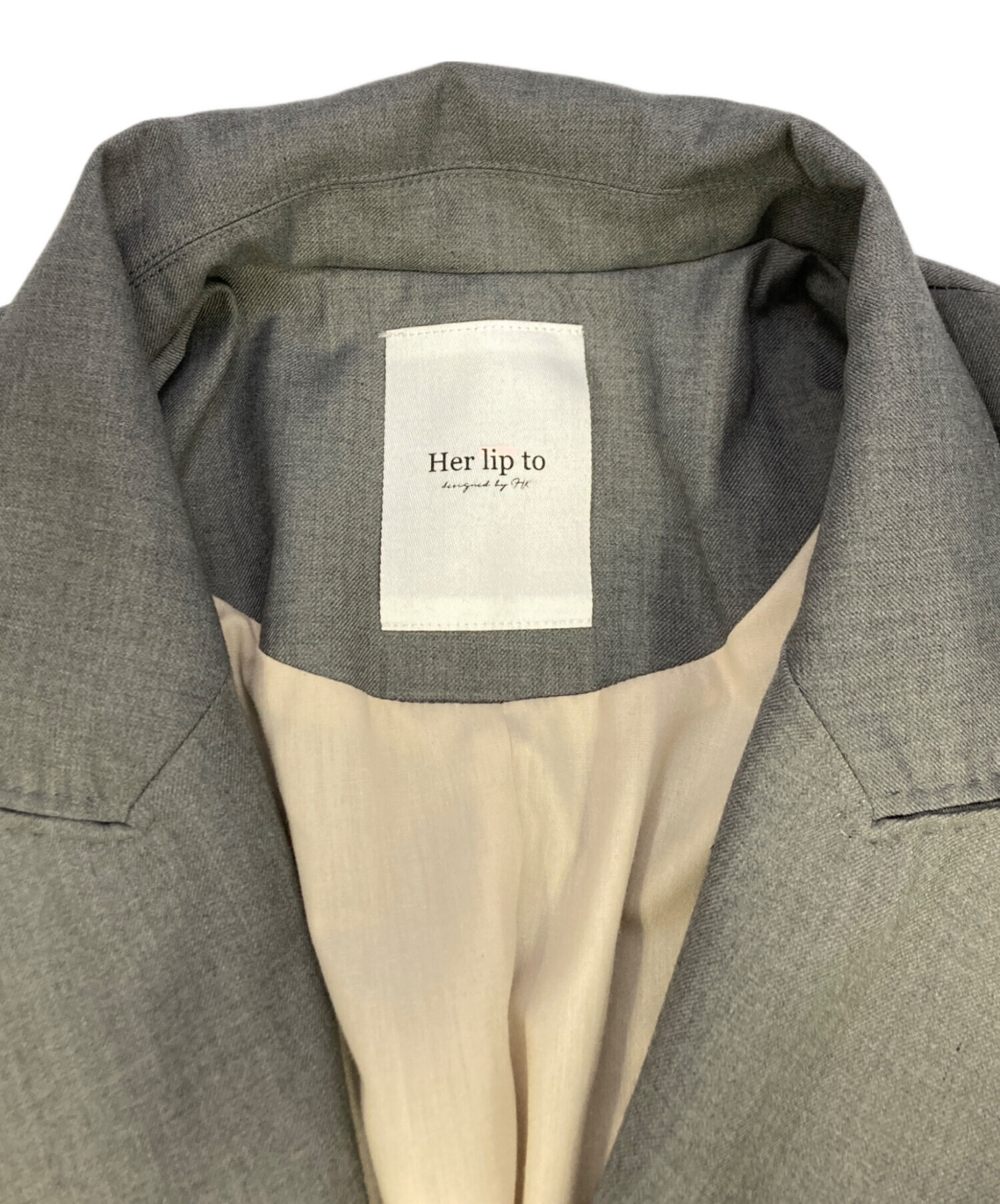 中古・古着通販】HER LIP TO (ハーリップトゥ) Double Breasted Twill