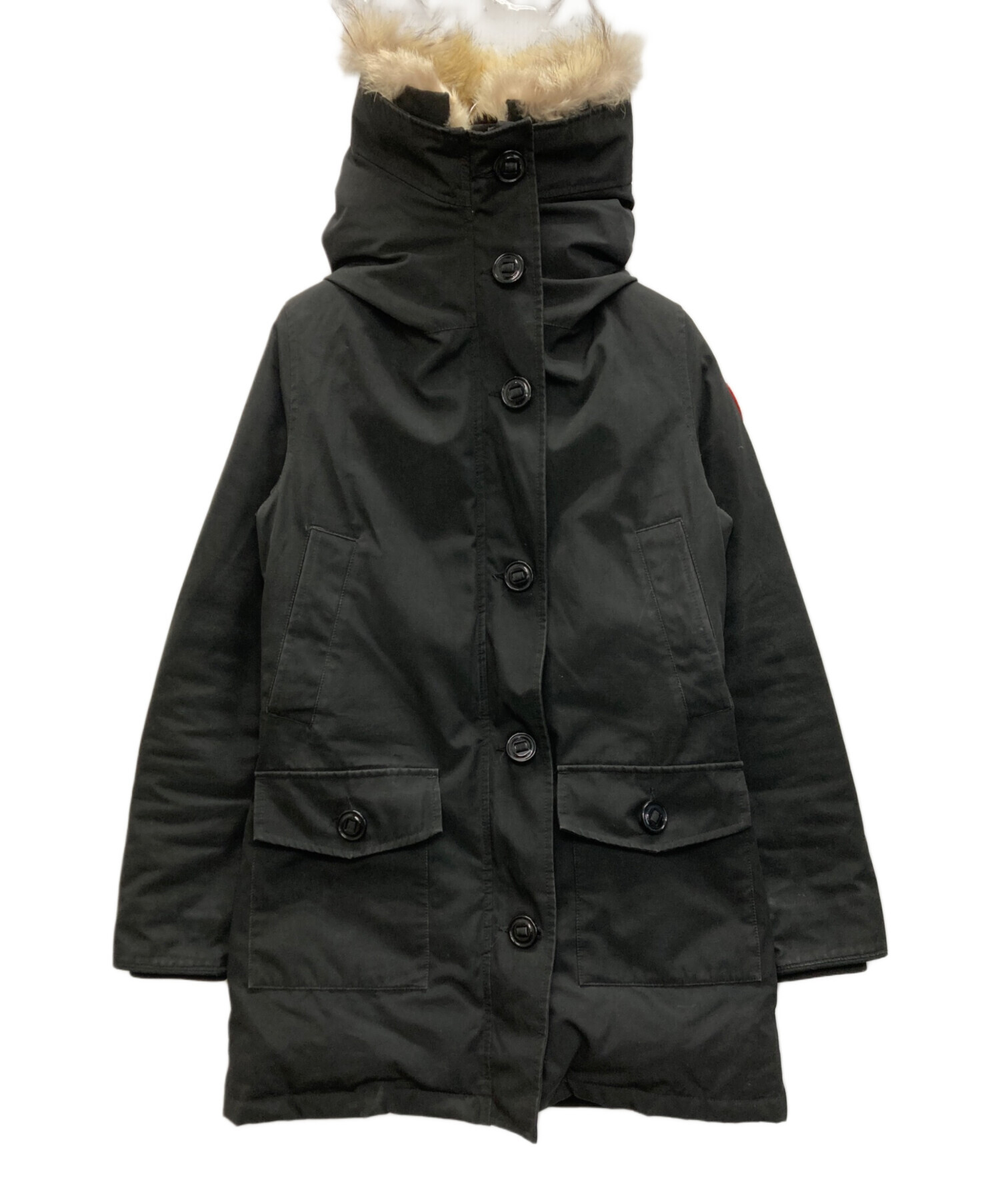 中古・古着通販】CANADA GOOSE (カナダグース) BRONTE PARKA ブラック