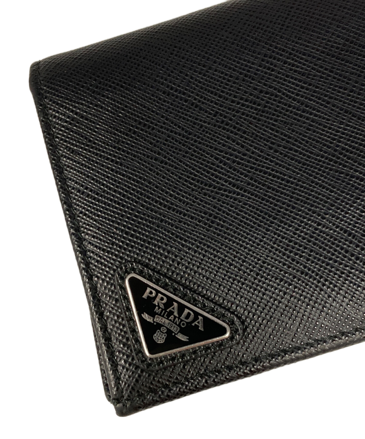 中古・古着通販】PRADA (プラダ) サフィアーノトライアングル財布