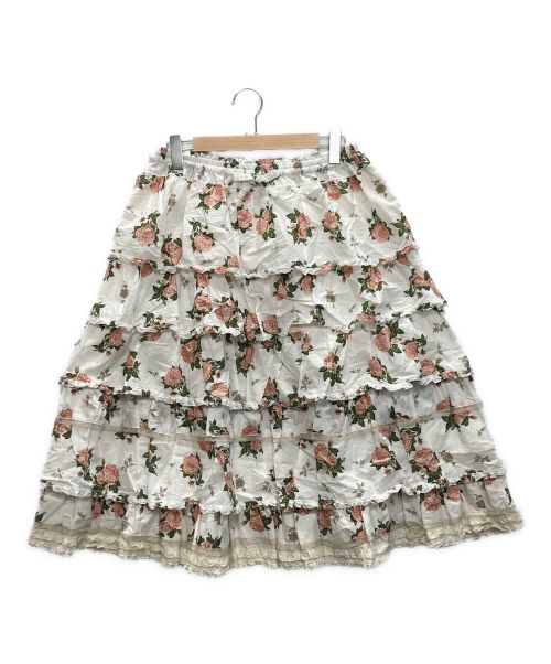 中古・古着通販】PINK HOUSE (ピンクハウス) 花柄フリルフレア