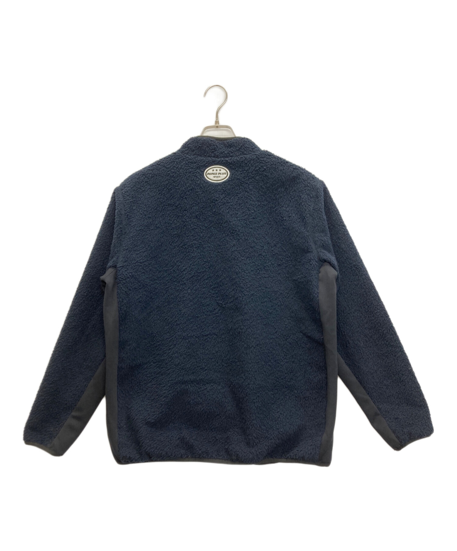 Papas ＋　ネイビー ジャケット L 中古・古着通販】PAPAS (パパス) フリースジャケット ネイビー サイズ