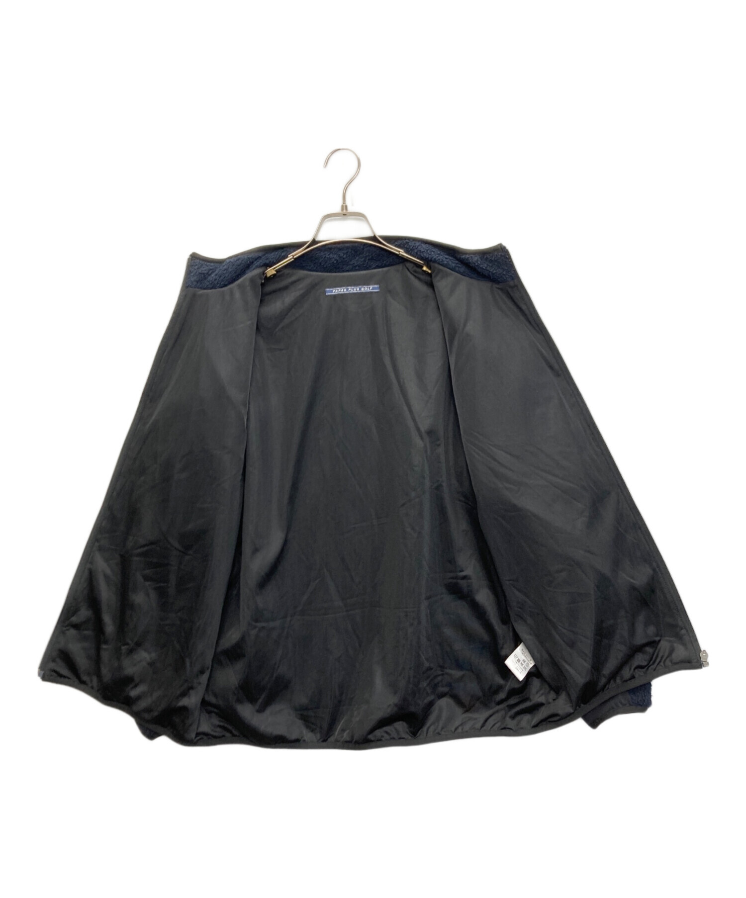 中古・古着通販】PAPAS (パパス) フリースジャケット ネイビー サイズ