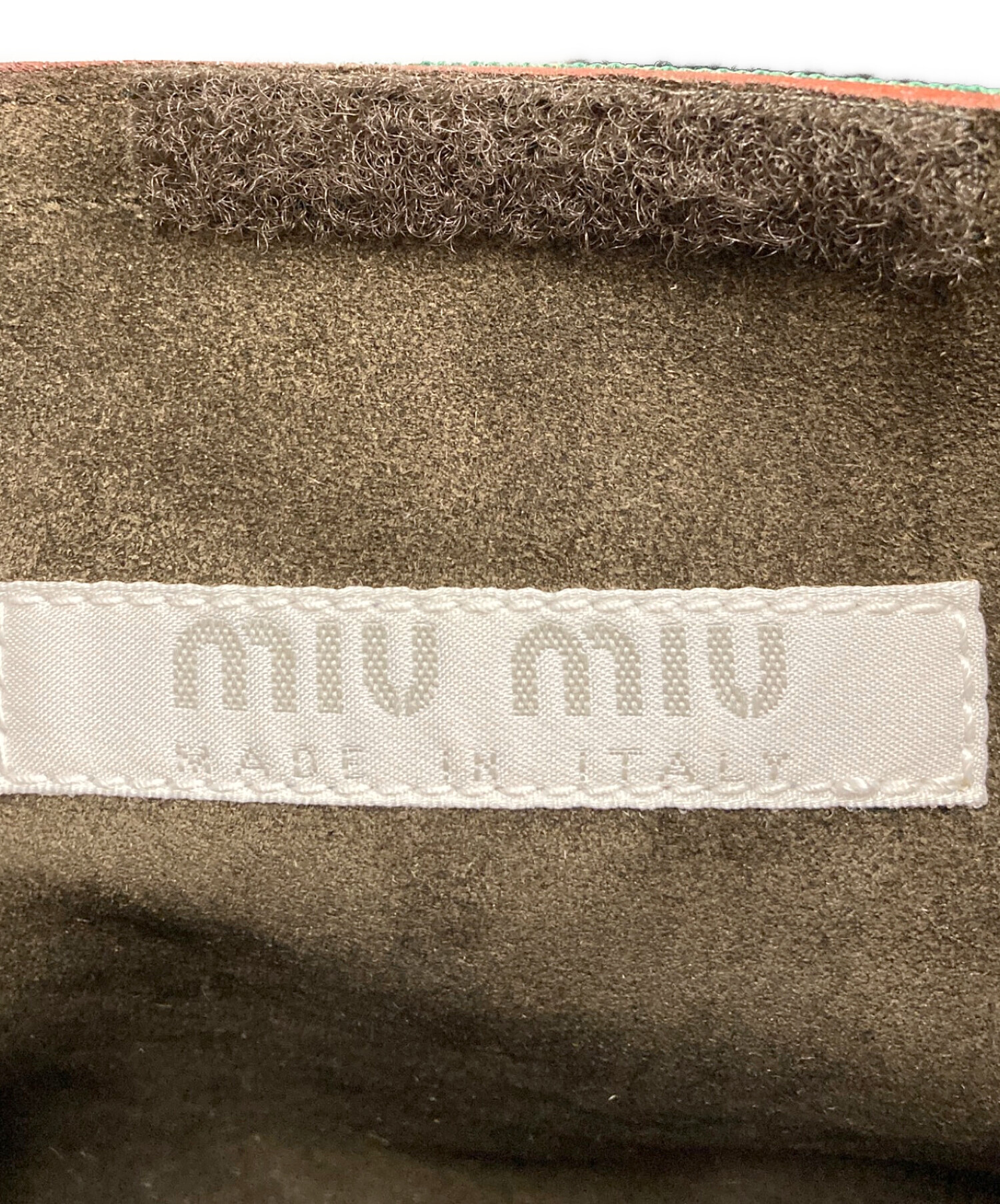 中古・古着通販】MIU MIU (ミュウミュウ) アーカイブハラコポーチ
