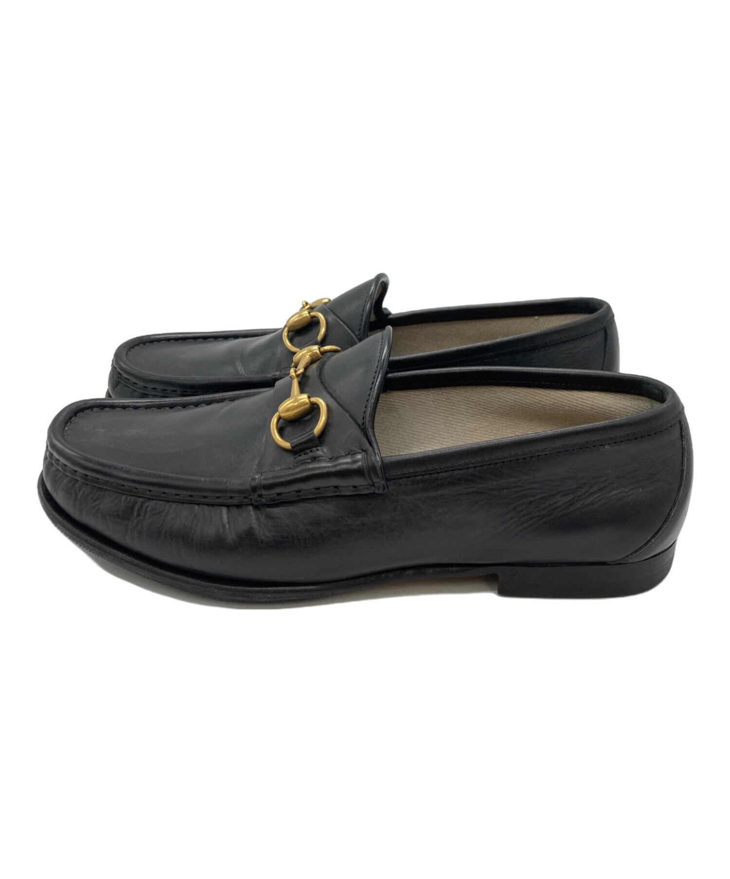 中古・古着通販】GUCCI (グッチ) 1953ホースビットローファー ブラック