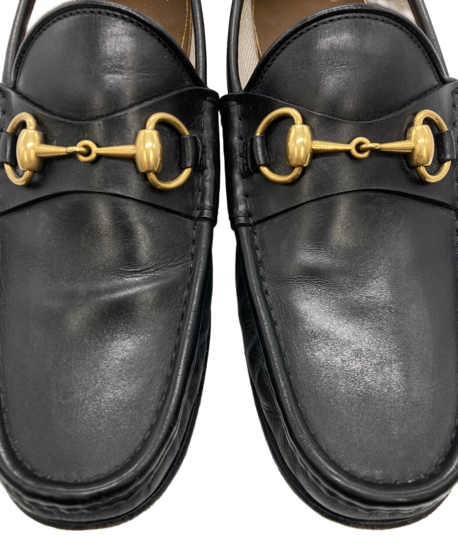 中古・古着通販】GUCCI (グッチ) 1953ホースビットローファー ブラック