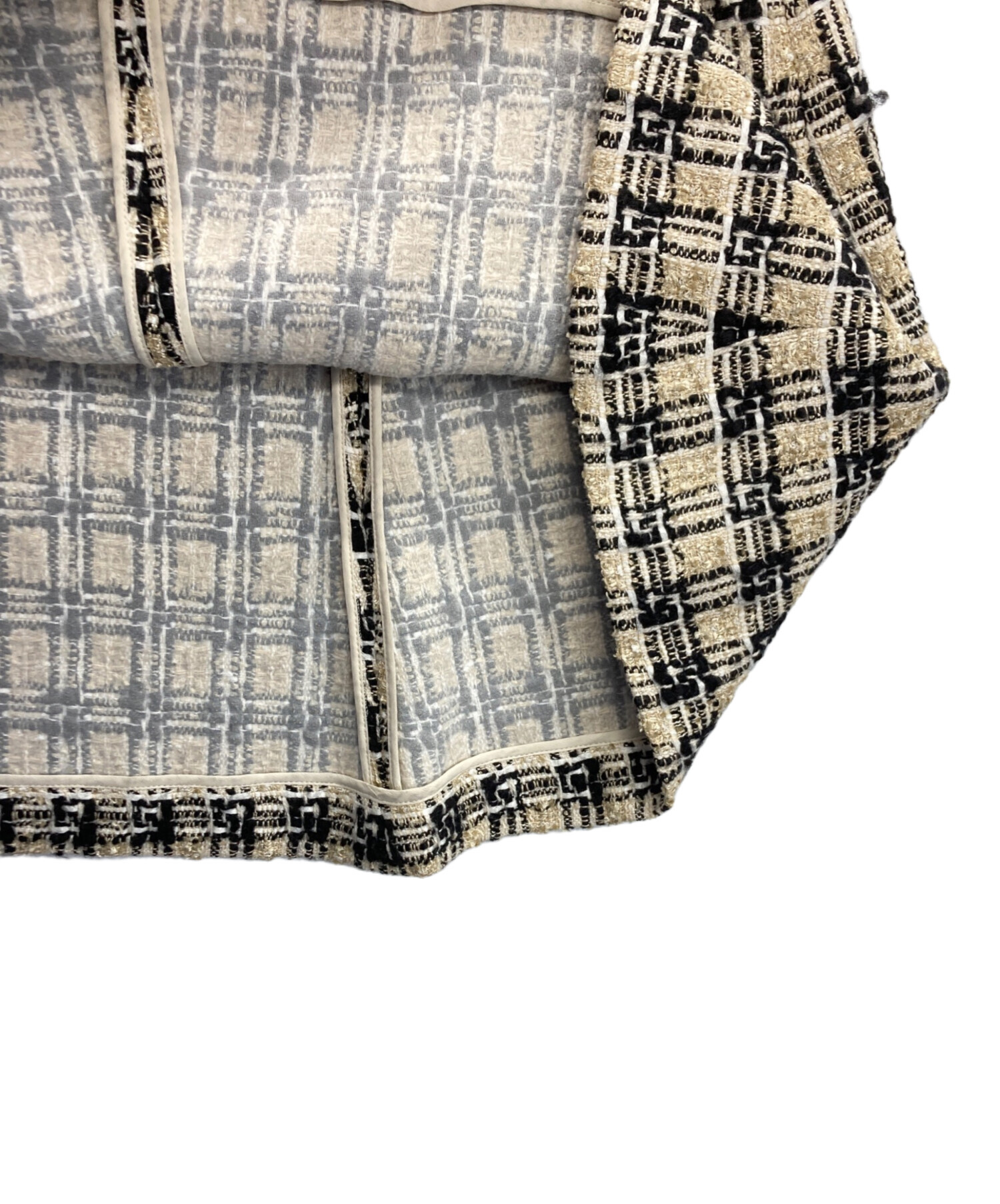 中古・古着通販】GUCCI (グッチ) スクエアGロゴツイードスカート