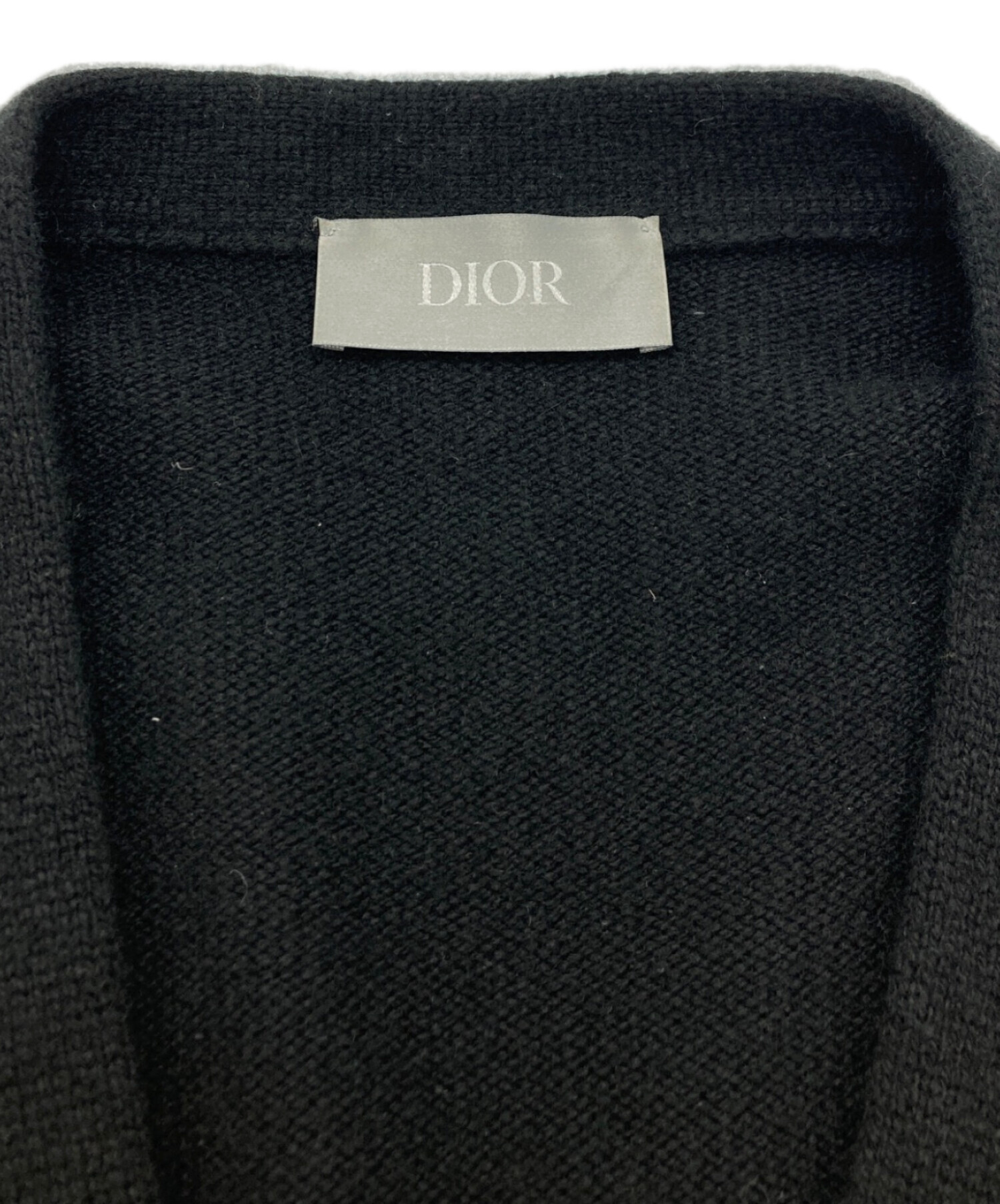 美品*ディオール カシミヤ100% カーディガン バックロゴ 刺繍 長袖 無地 楽天市場】【クリスチャンディオール】Christian Dior 22SS カシミヤ