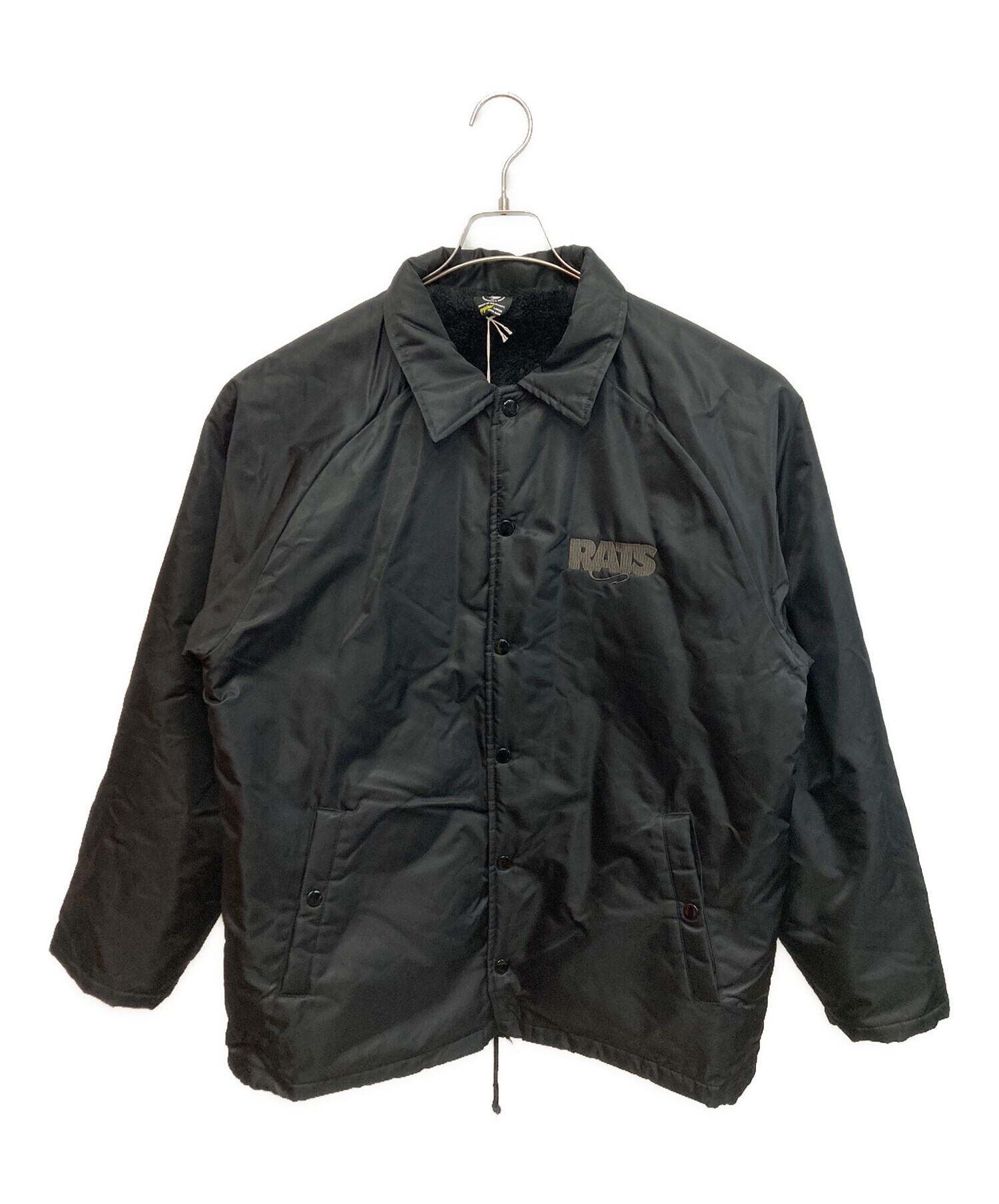 中古・古着通販】RATS (ラッツ) BOA COACH JKT ブラック サイズ:SIZE L 