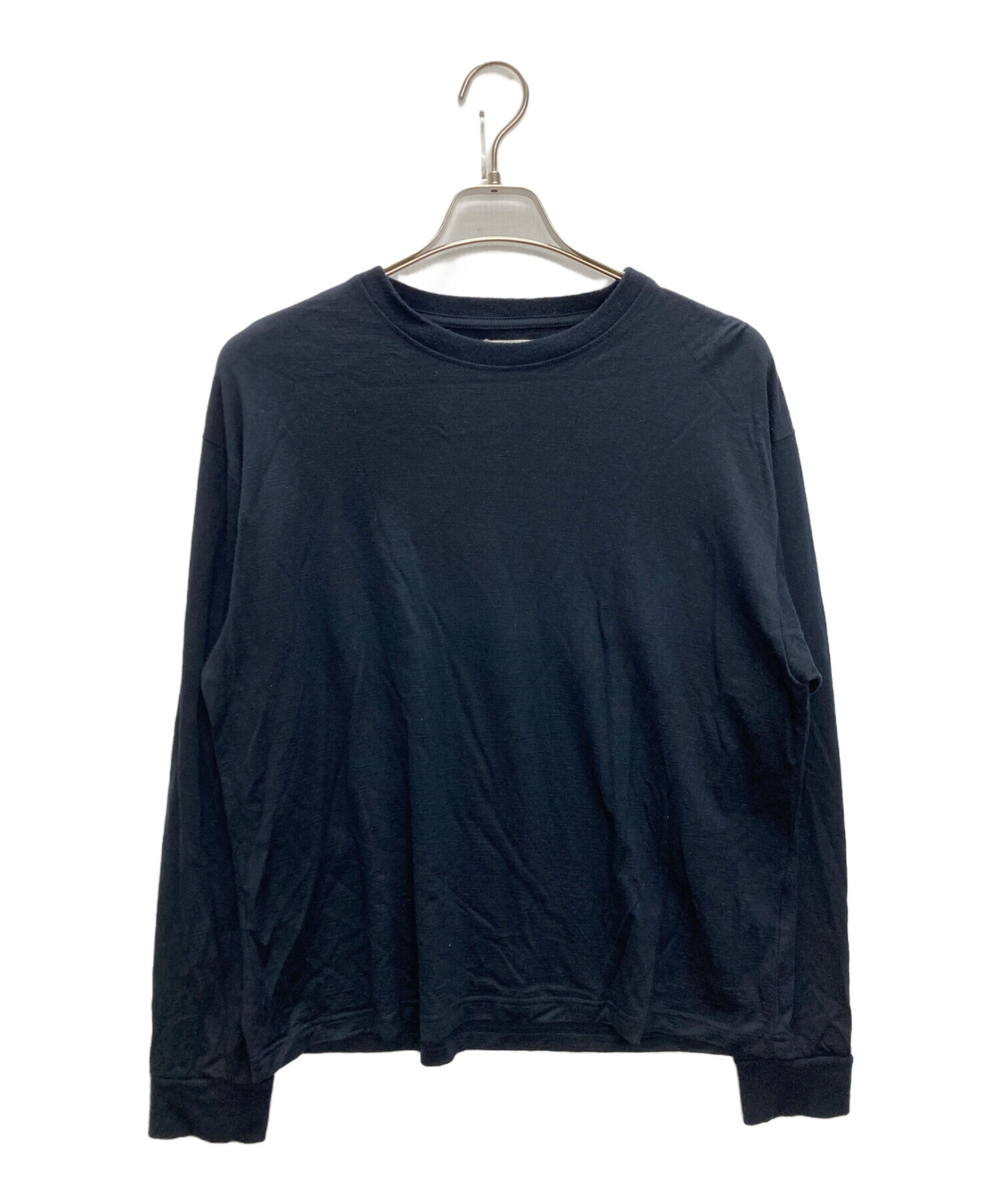 中古・古着通販】BODHI (ボーディ) カシミヤL/Sカットソー ネイビー 