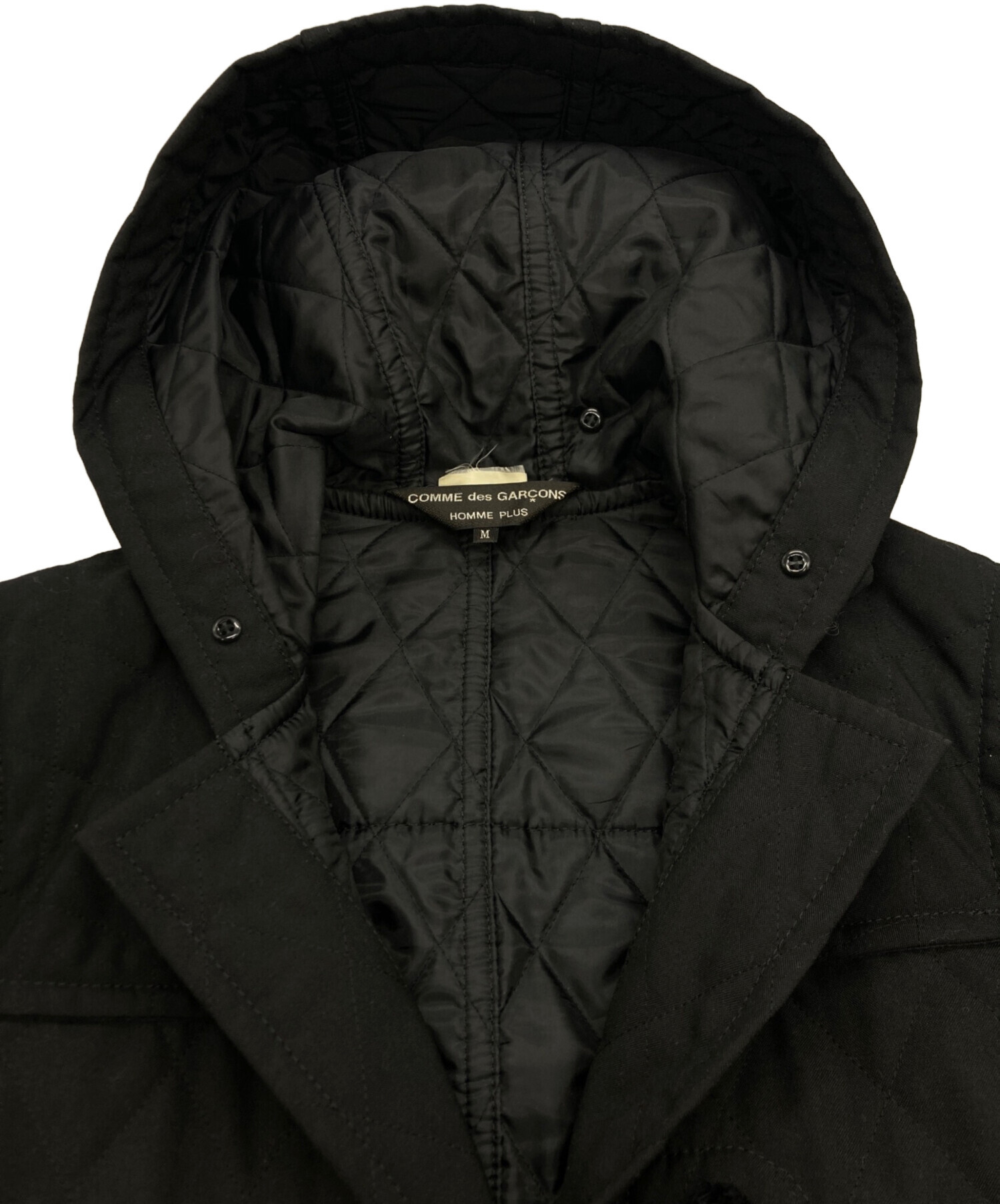 コムデギャルソンオムプリュス　 キルティングダッフルコート 中古・古着通販】COMME des GARCONS HOMME PLUS (コムデギャルソンオム