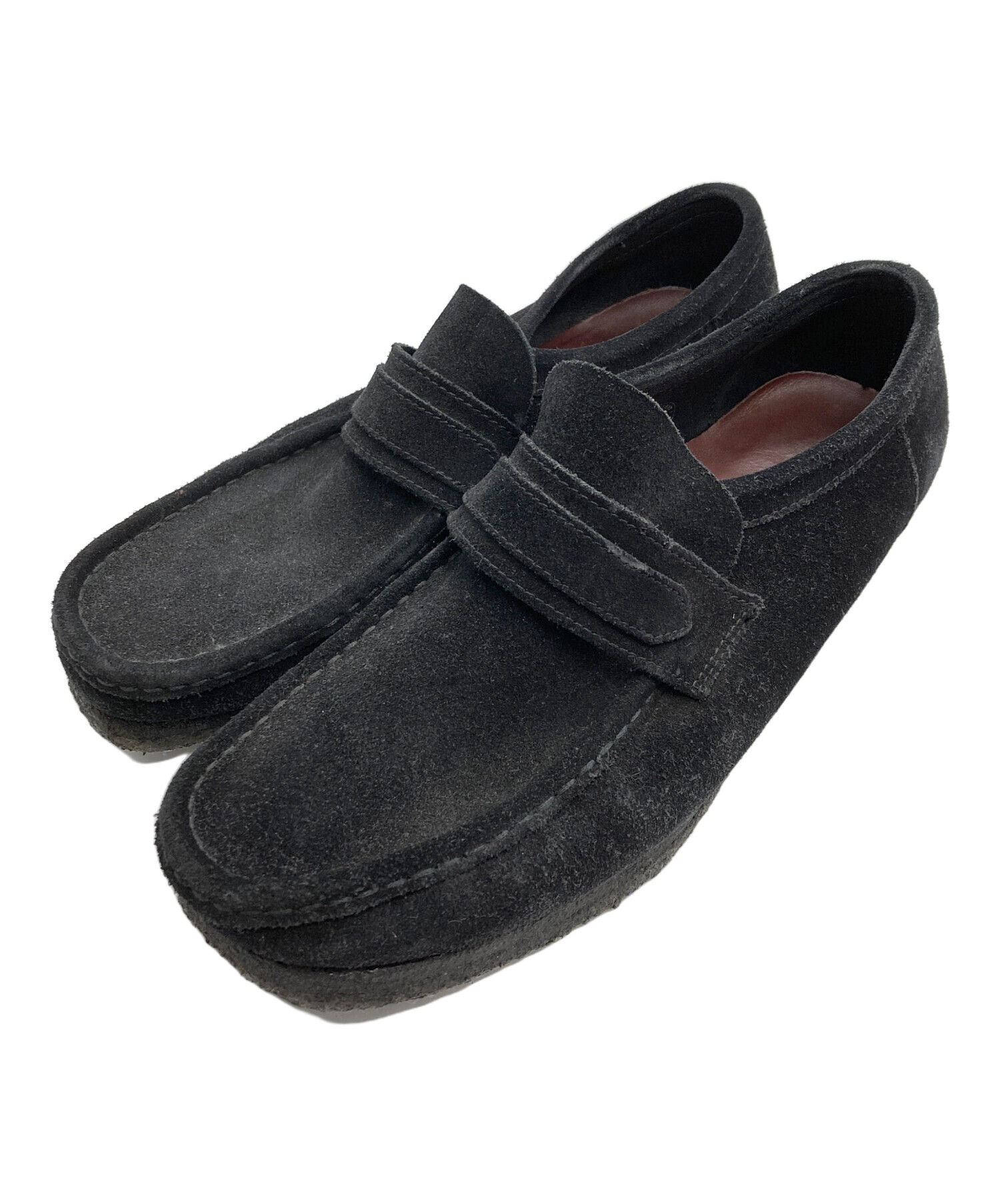 中古・古着通販】CLARKS (クラークス) ワラビーローファー ブラック