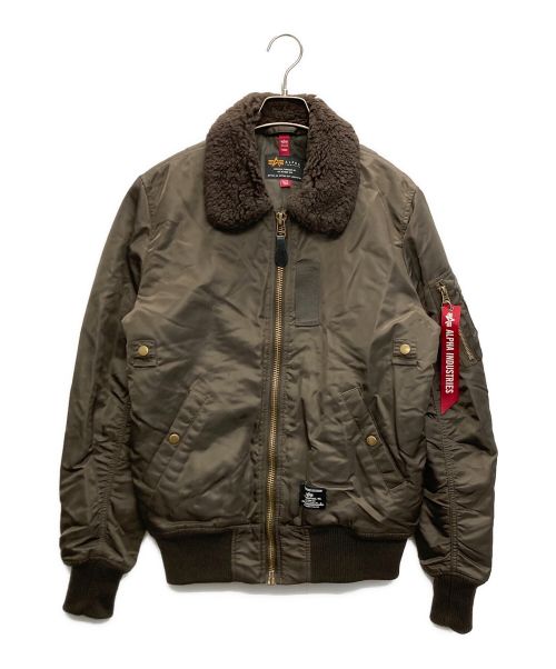 【最終値下】【大きめサイズ】超美品！アルファ B-15D フライトジャケット 90's ALPHA Industries B-15D フライトジャケット Medium (Dead