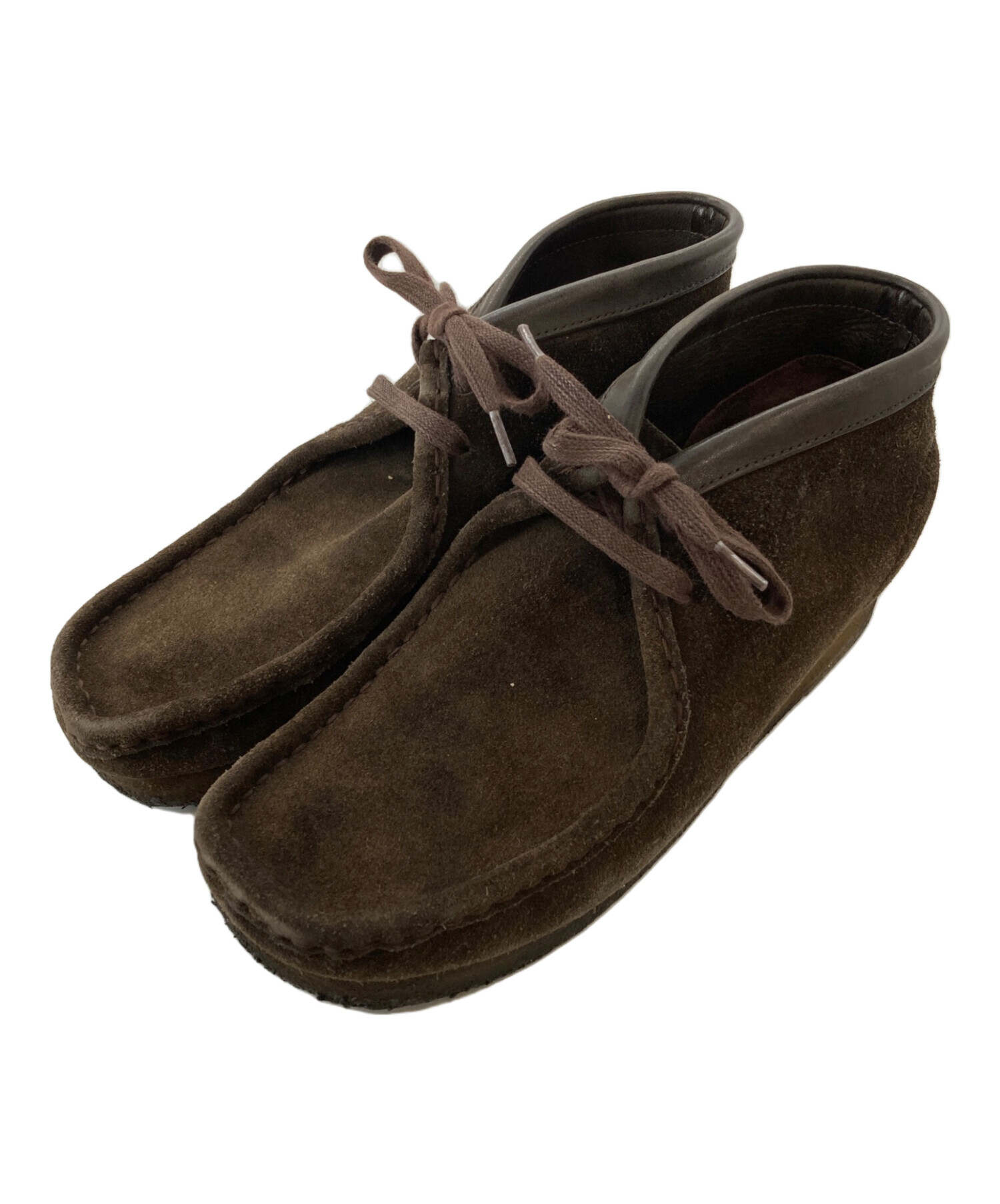 中古・古着通販】CLARKS (クラークス) ワラビーブーツ ブラウン サイズ