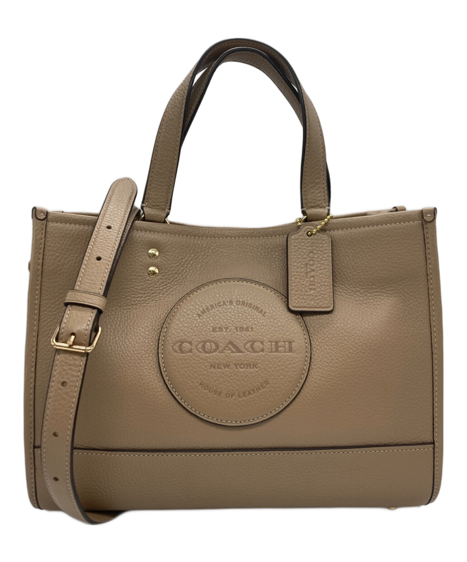 COACHコーチ　デンプシーキャリーオールレザー ハンドバッグほぼ未使用 Amazon | [コーチ] レザーバッグ アウトレット デンプシー