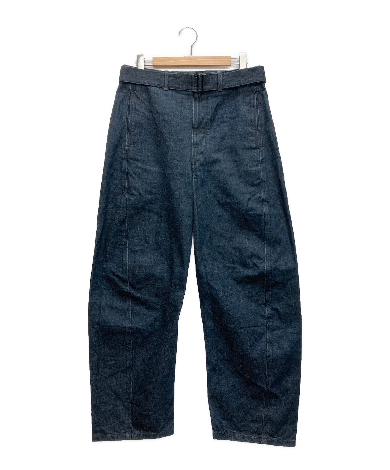 中古・古着通販】LEMAIRE (ルメール) ツイストベルテッドデニムパンツ