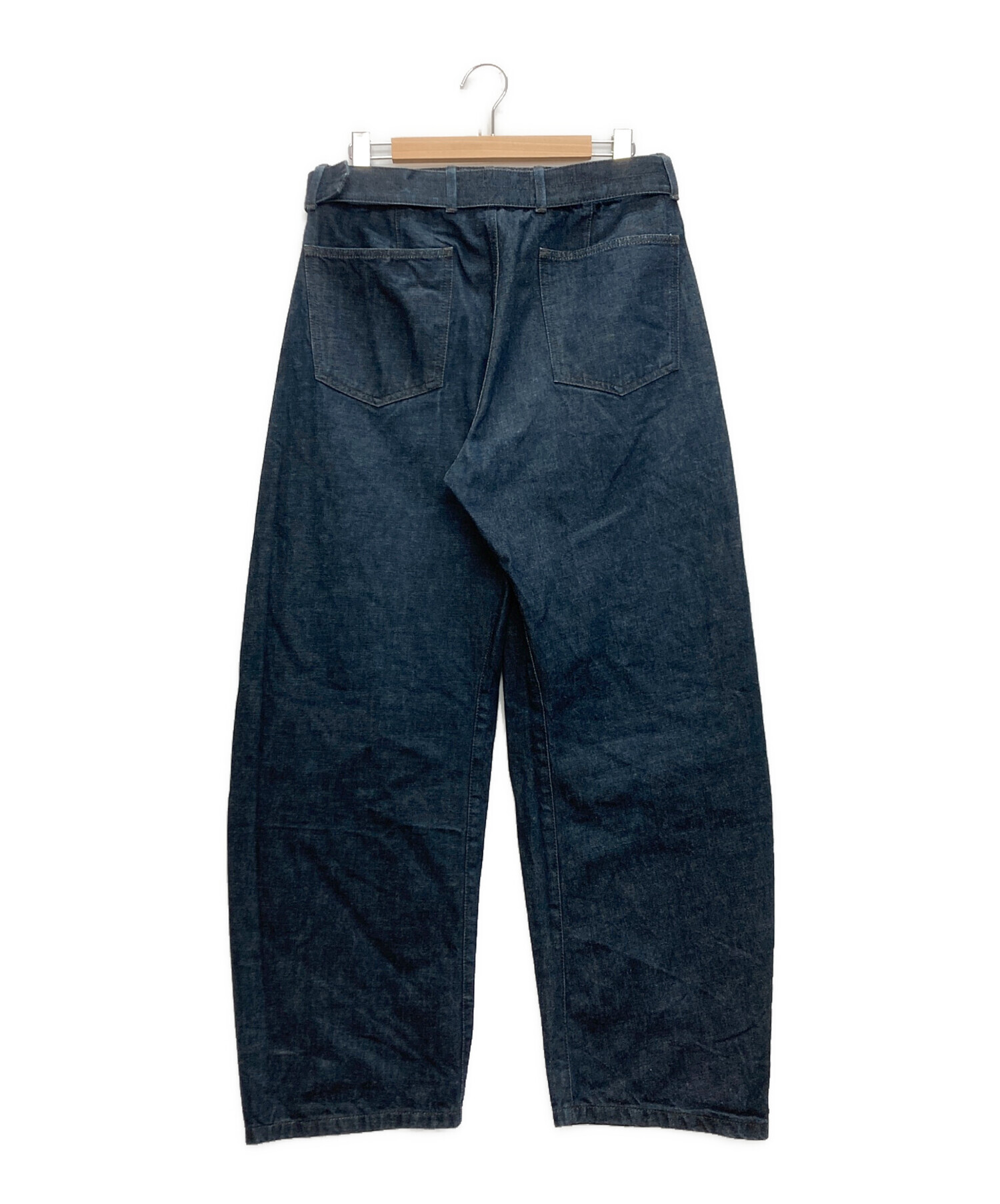 中古・古着通販】LEMAIRE (ルメール) ツイストベルテッドデニムパンツ