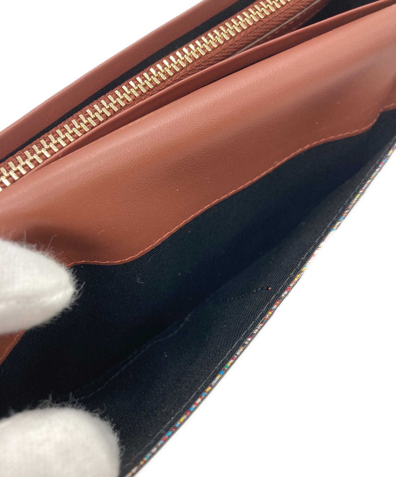 中古・古着通販】PAUL SMITH (ポールスミス) 長財布 ブラック 未使用品