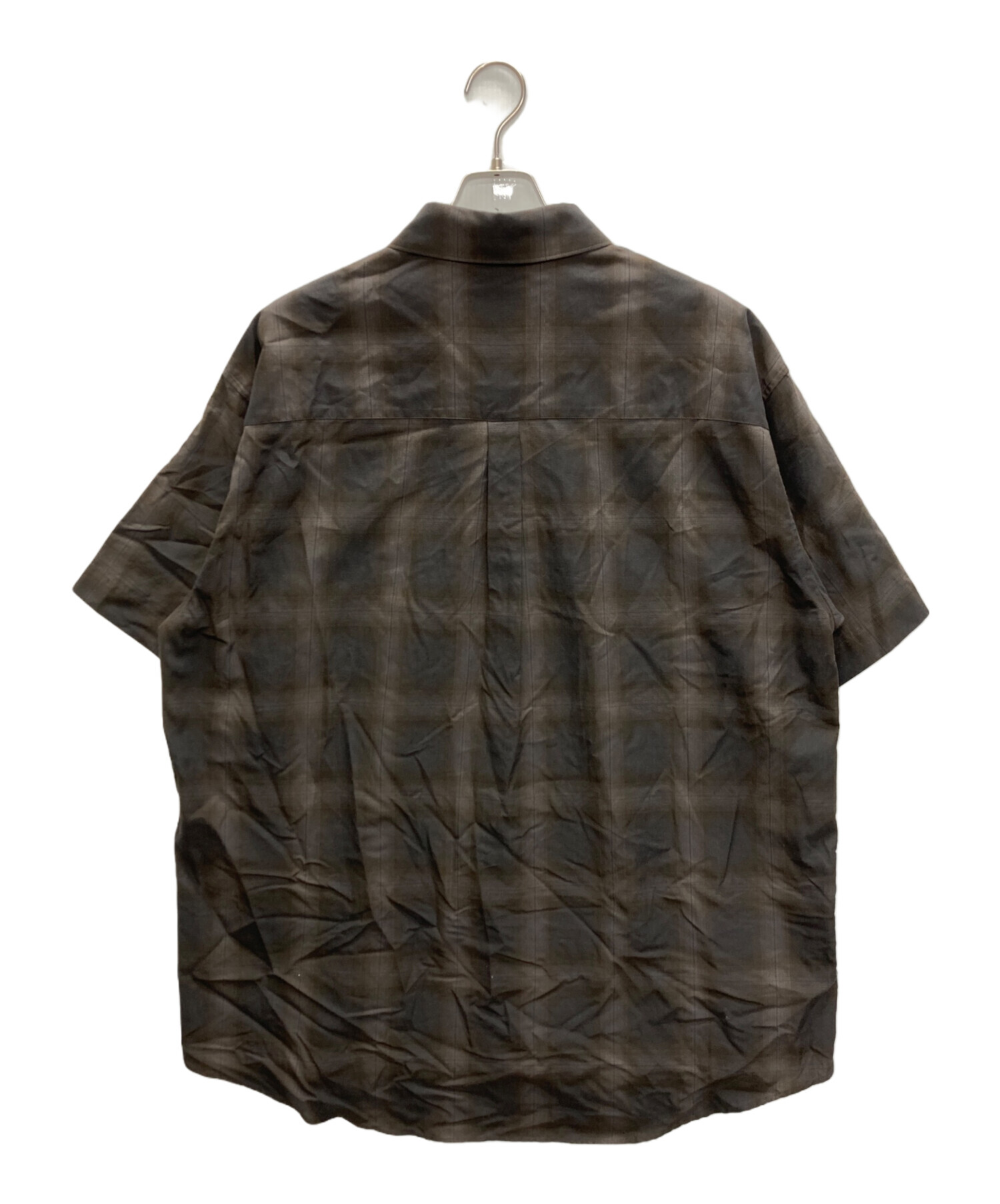 中古・古着通販】stein (シュタイン) OVERSIZED SS SHIRT ブラウン