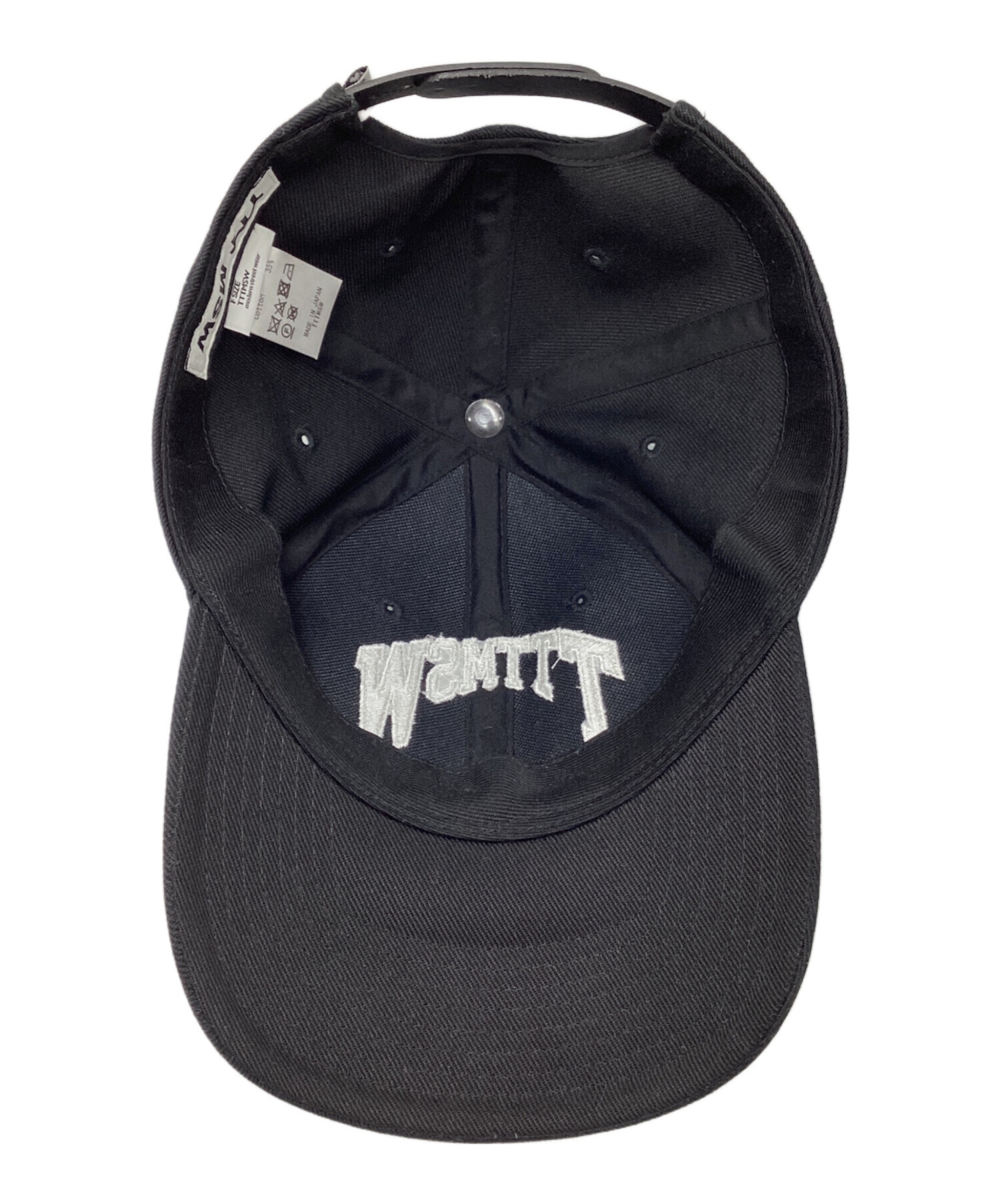 中古・古着通販】TTT MSW (ティー) TTT logo cap ブラック サイズ:SIZE
