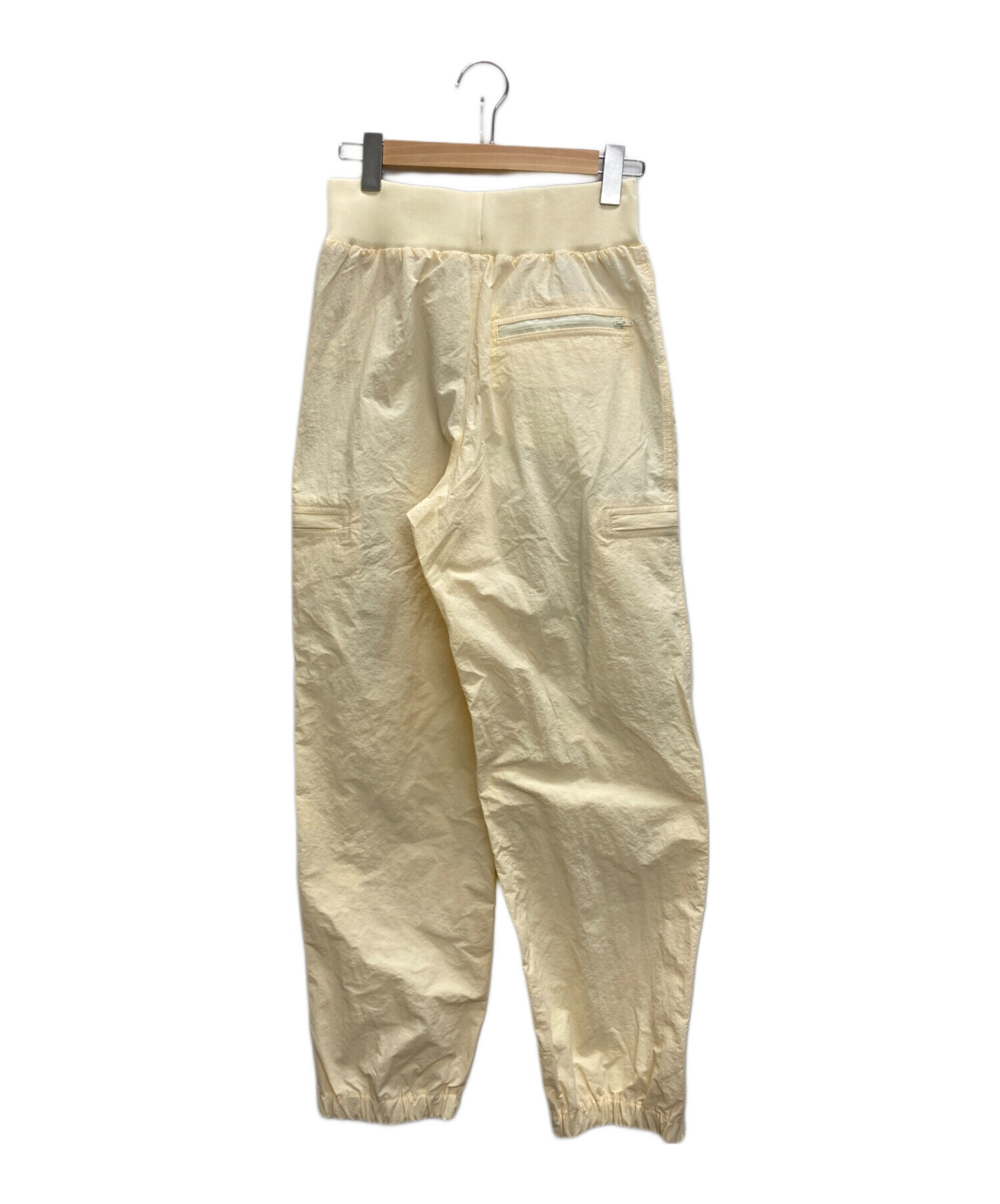 中古・古着通販】TW (トゥ) Rib Nylon Pants アイボリー サイズ:SIZE M 