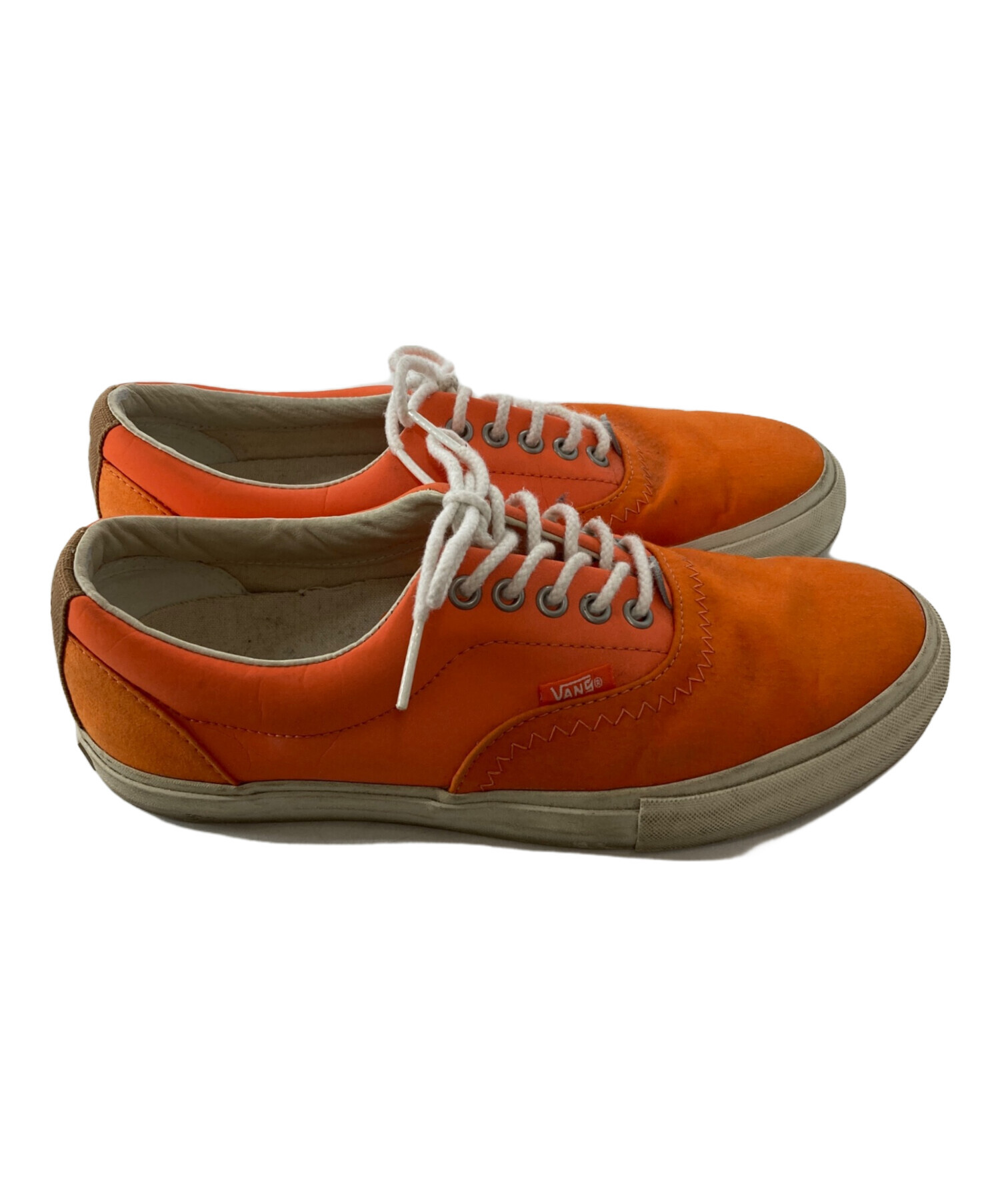 70s80s ビンテージ VANS ERA ブラック オレンジ ツートン Yahoo!オークション - 70s 80s ビンテージ VANS バンズ ERA エラ ツー