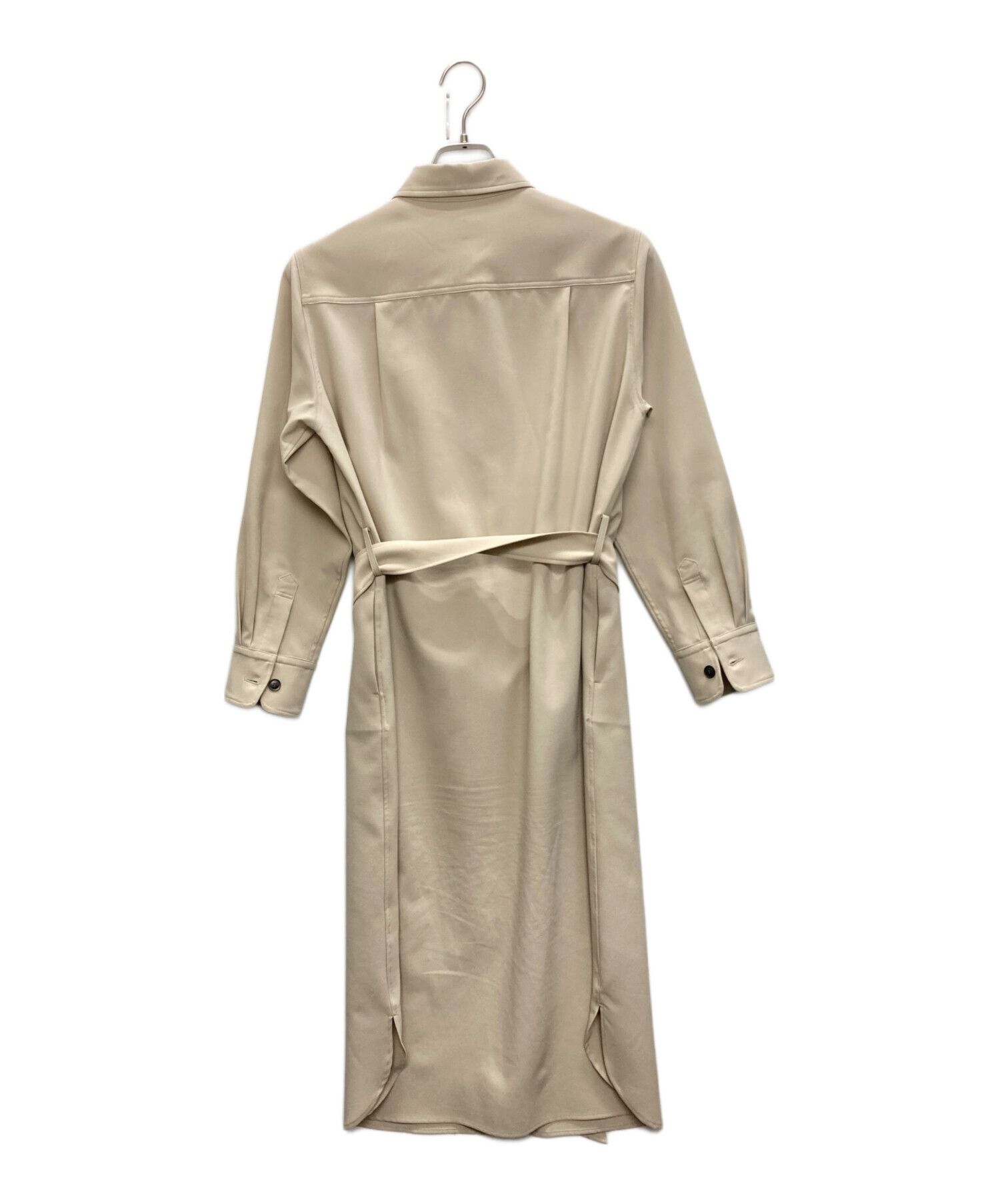 soeju ソージュ ソフトオックスシャツワンピース サイズS ベージュ色