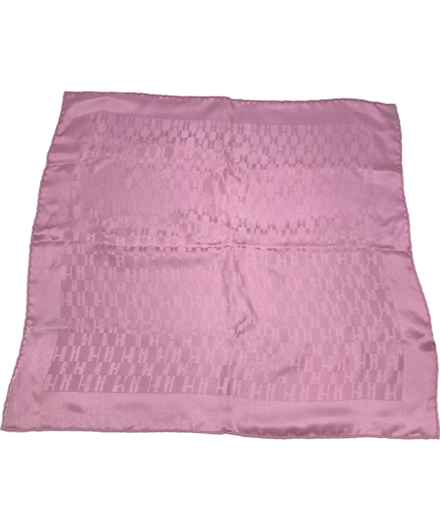 中古・古着通販】HERMES (エルメス) グランHポケットチーフ ピンク