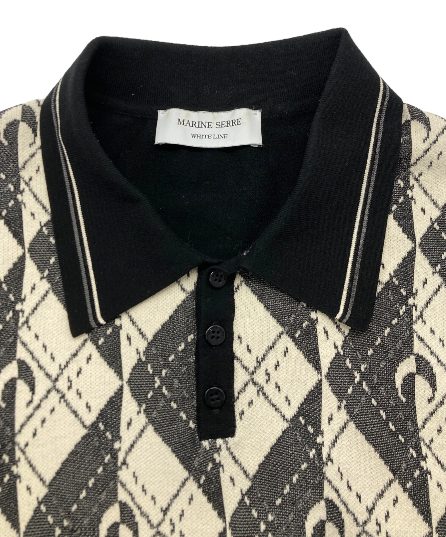 トップス MARINE SERRE KNIT POLO MARINE SERRE KNIT POLO