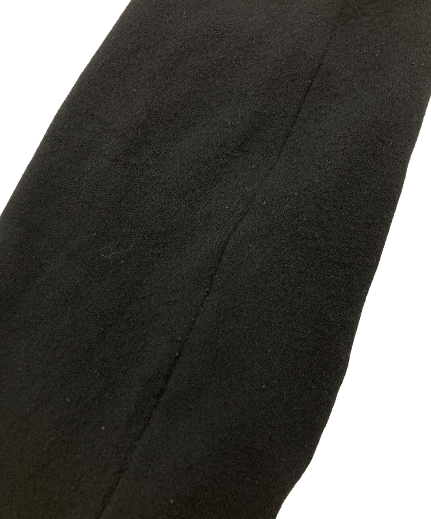 トップス MARINE SERRE KNIT POLO 中古・古着通販】MARINE SERRE (マリーンセル) KNIT POLO ブラック