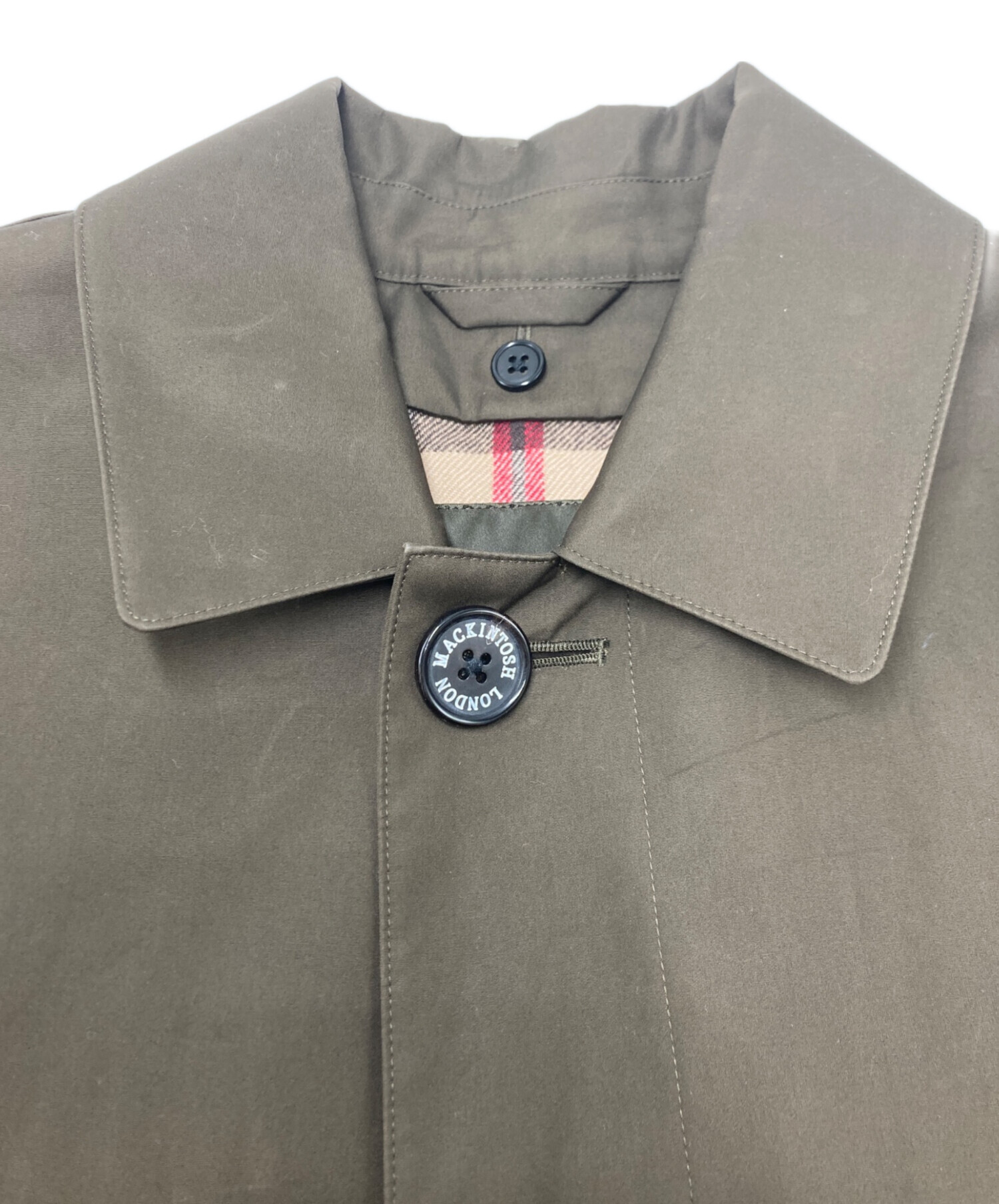 中古・古着通販】MACKINTOSH (マッキントッシュ) ゴム引きステンカラー