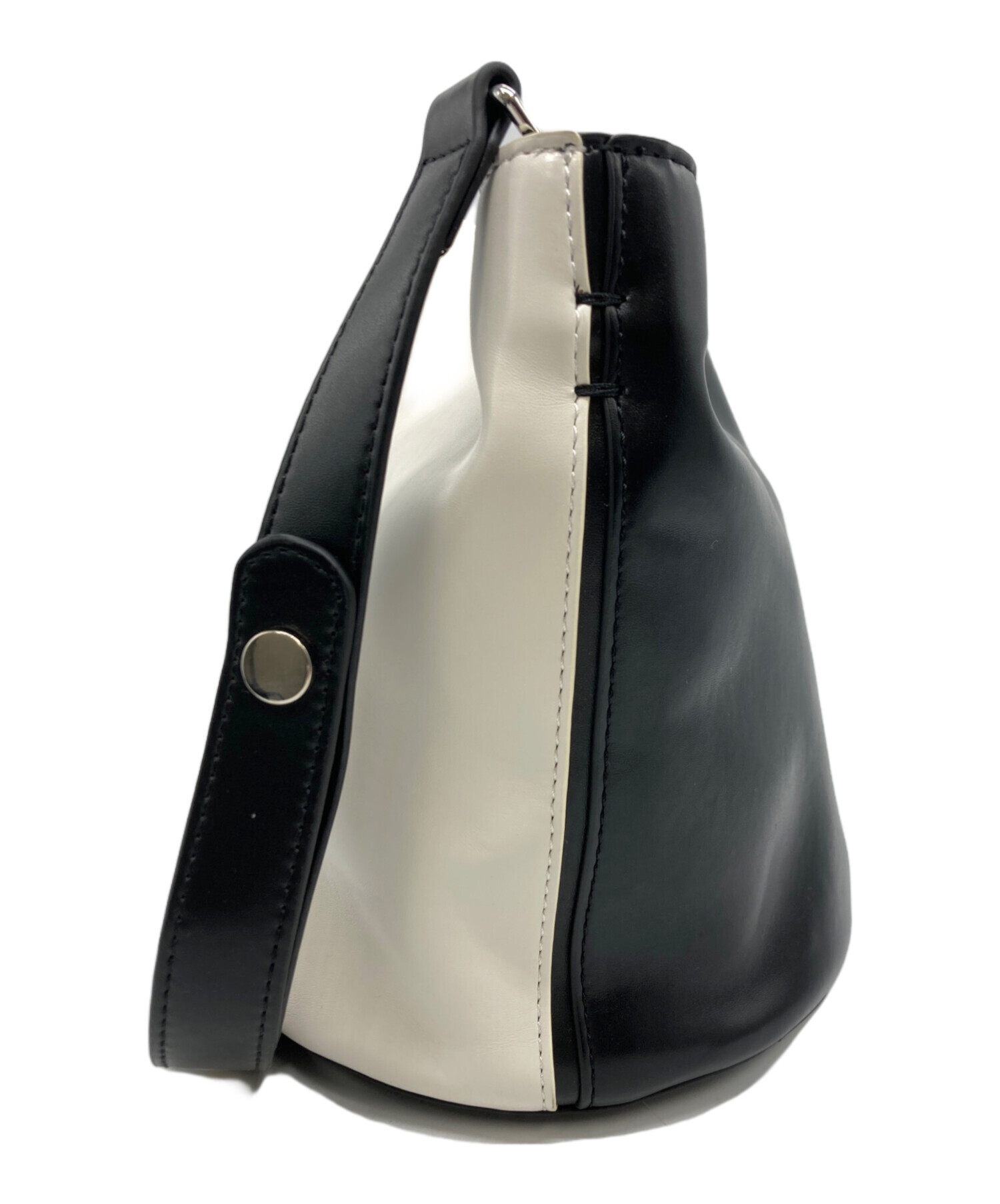 中古・古着通販】MARNI (マルニ) フェイクレザーバケットバッグ 