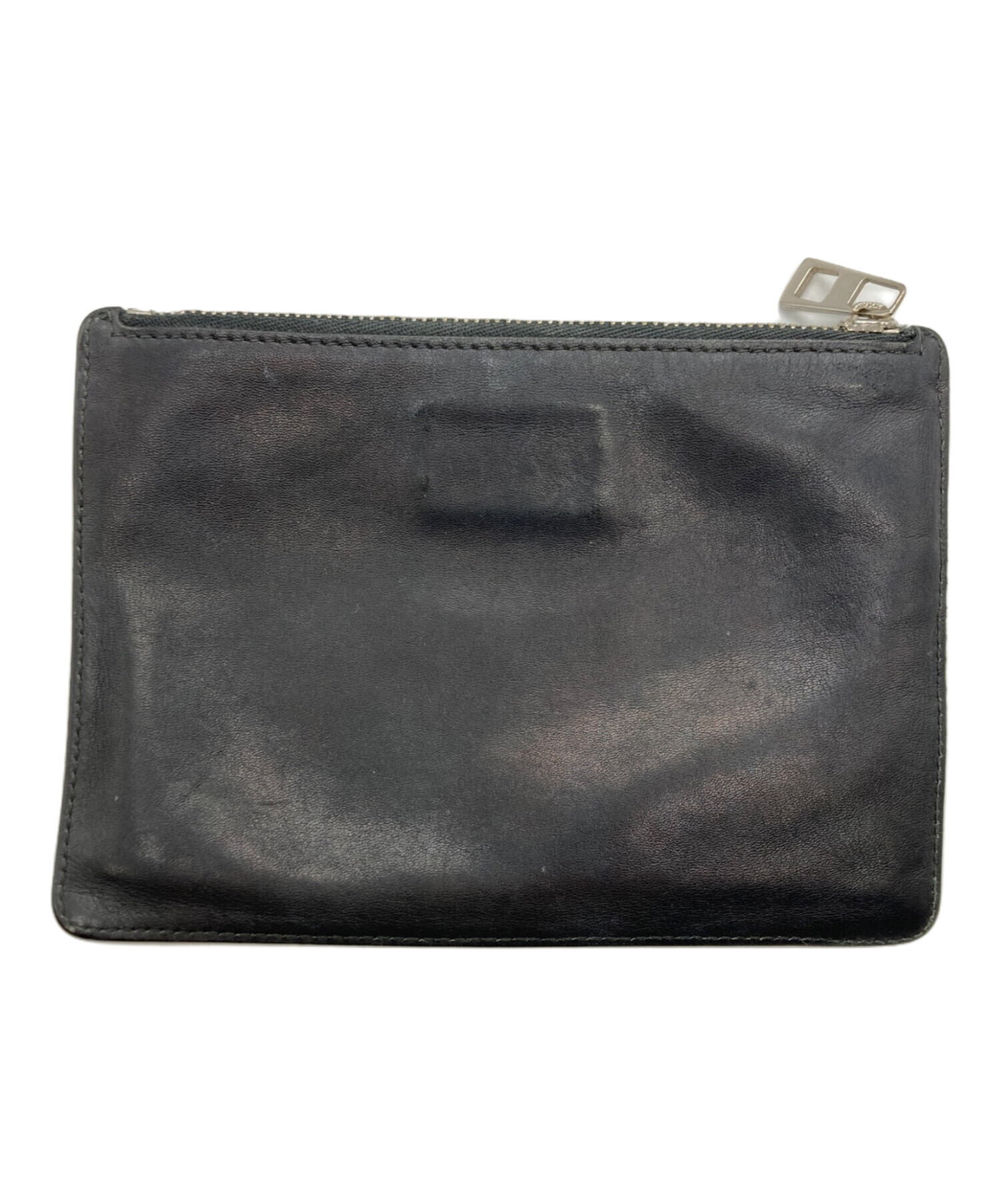 ロエベ アナグラム ケース レザー レディース LOEWE 【中古】 中古・古着通販】LOEWE (ロエベ) アナグラムレザーケース ブラック