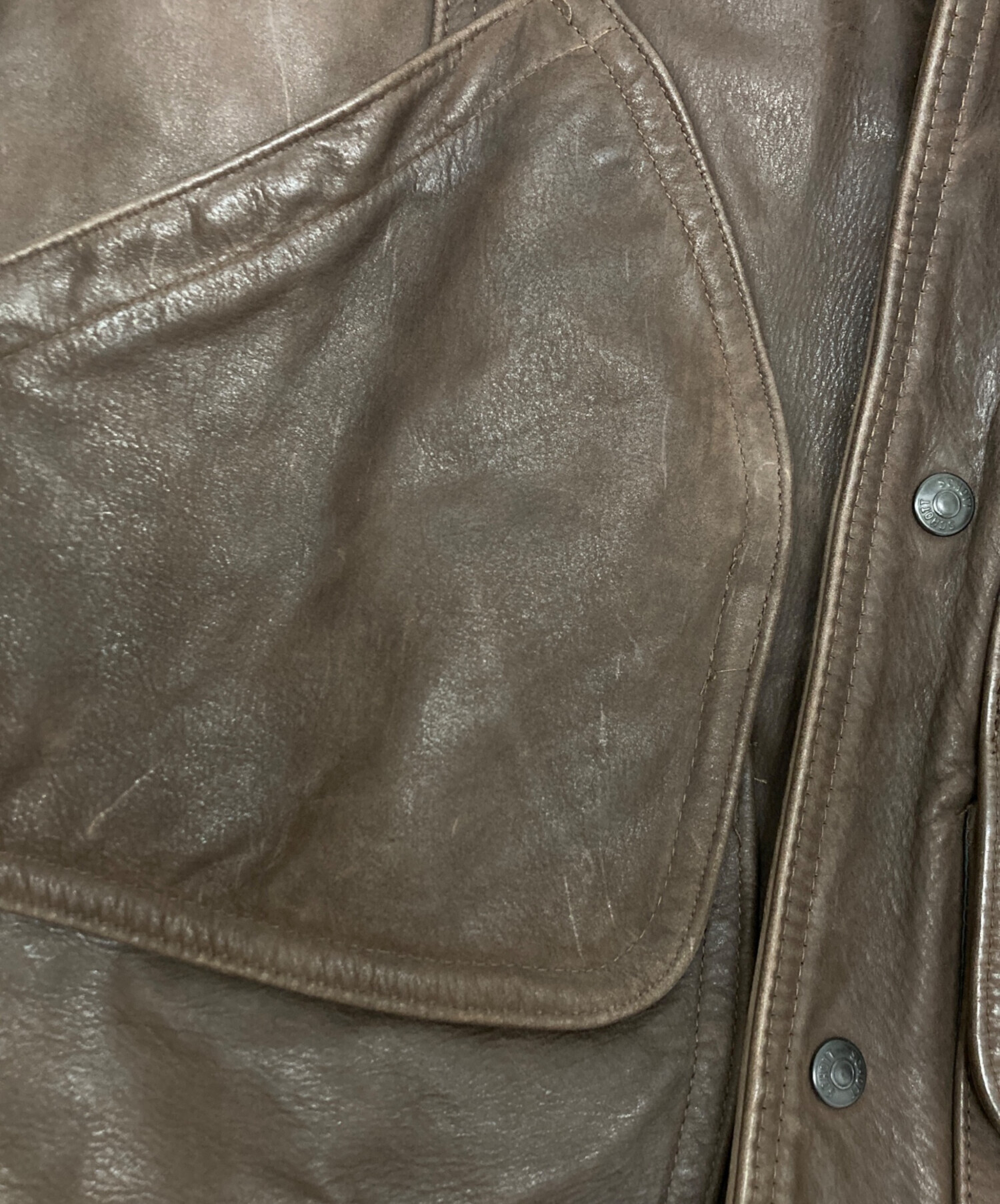 中古・古着通販】Schott (ショット) レザーハンティングジャケット