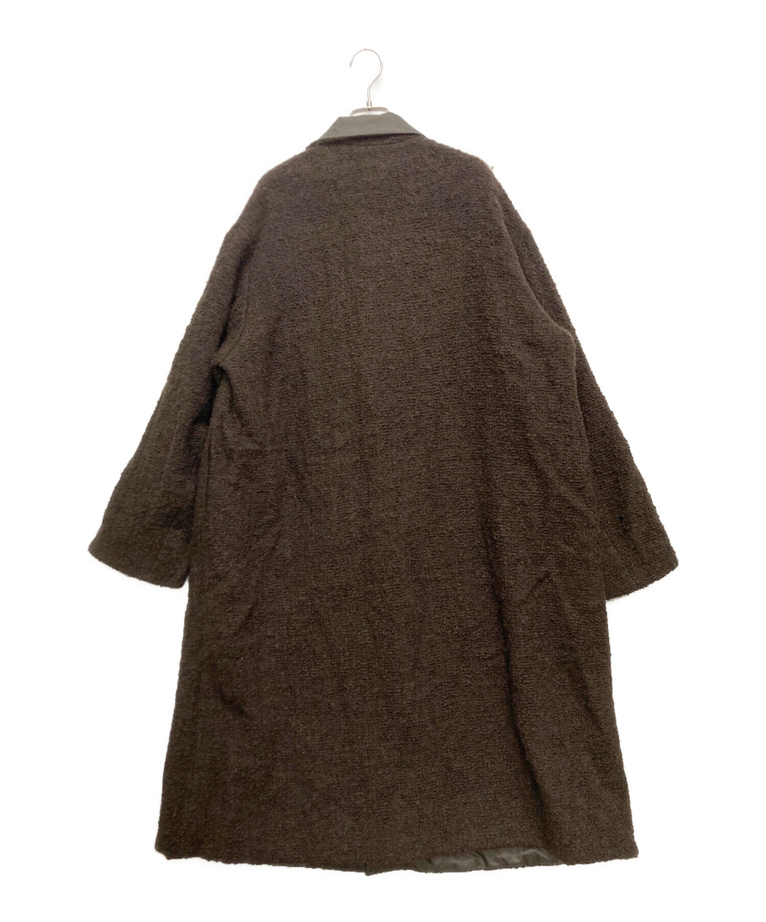 美品★babaghuri ババグーリ★フーディ　ウールコート 中古・古着通販】babaghuri (ババグーリ) リバーシブルウールコート