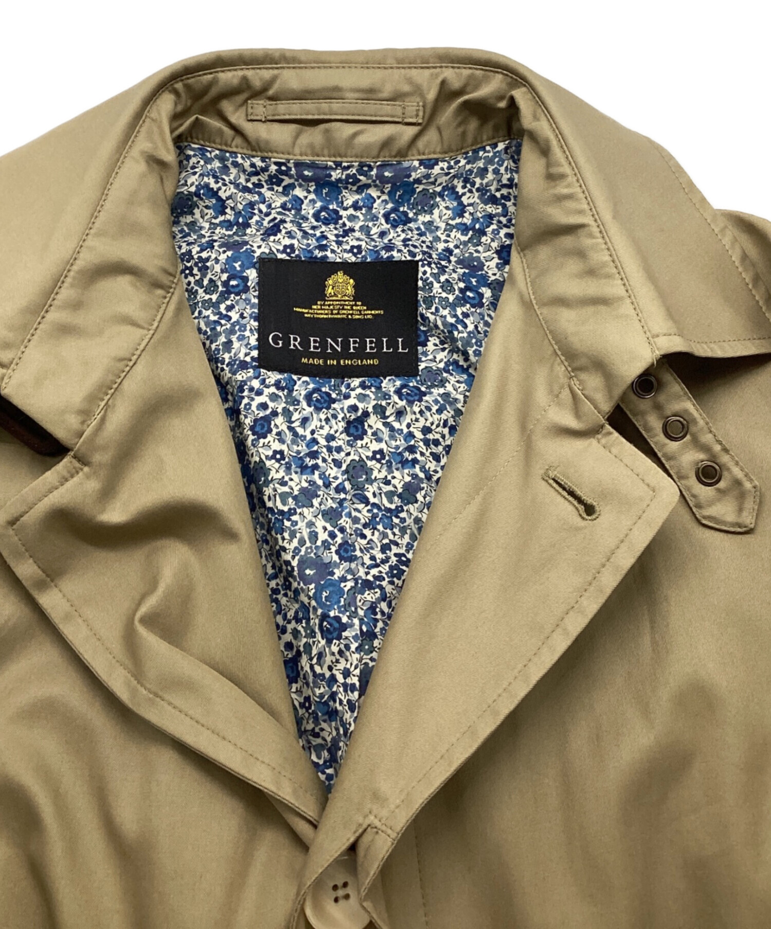 中古・古着通販】GRENFELL (グレンフェル) ステンカラーコート