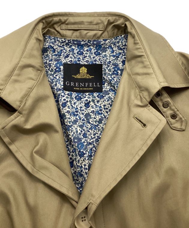 Grenfell ベージュ ステンカラーコート　グレンフェル 英国製 GRENFELL（グレンフェル） 【40%OFF/定価135,300円】グレンフェル 新品