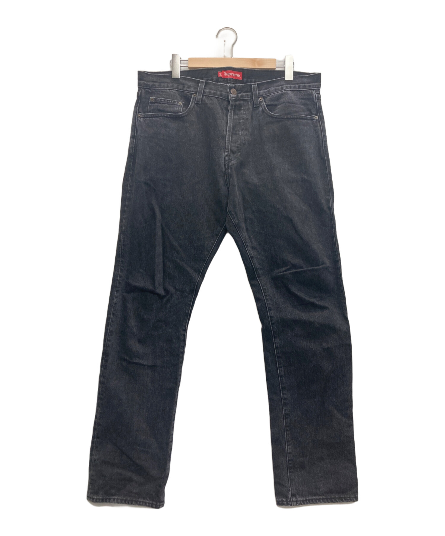 中古・古着通販】SUPREME (シュプリーム) ブラックデニムパンツ 