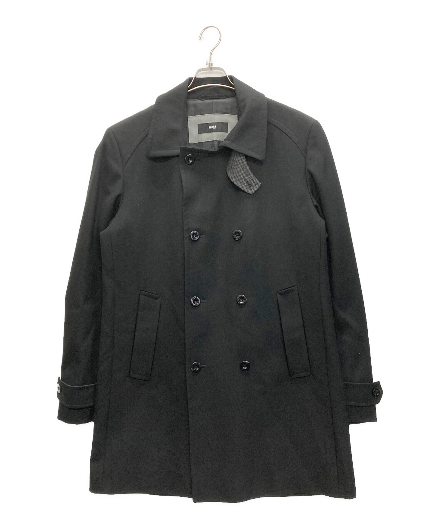 美品✨HUGO BOSS ヒューゴボス トレンチコート ベルト付 グレー 46 中古・古着通販】HUGO BOSS (ヒューゴ ボス) トレンチコート