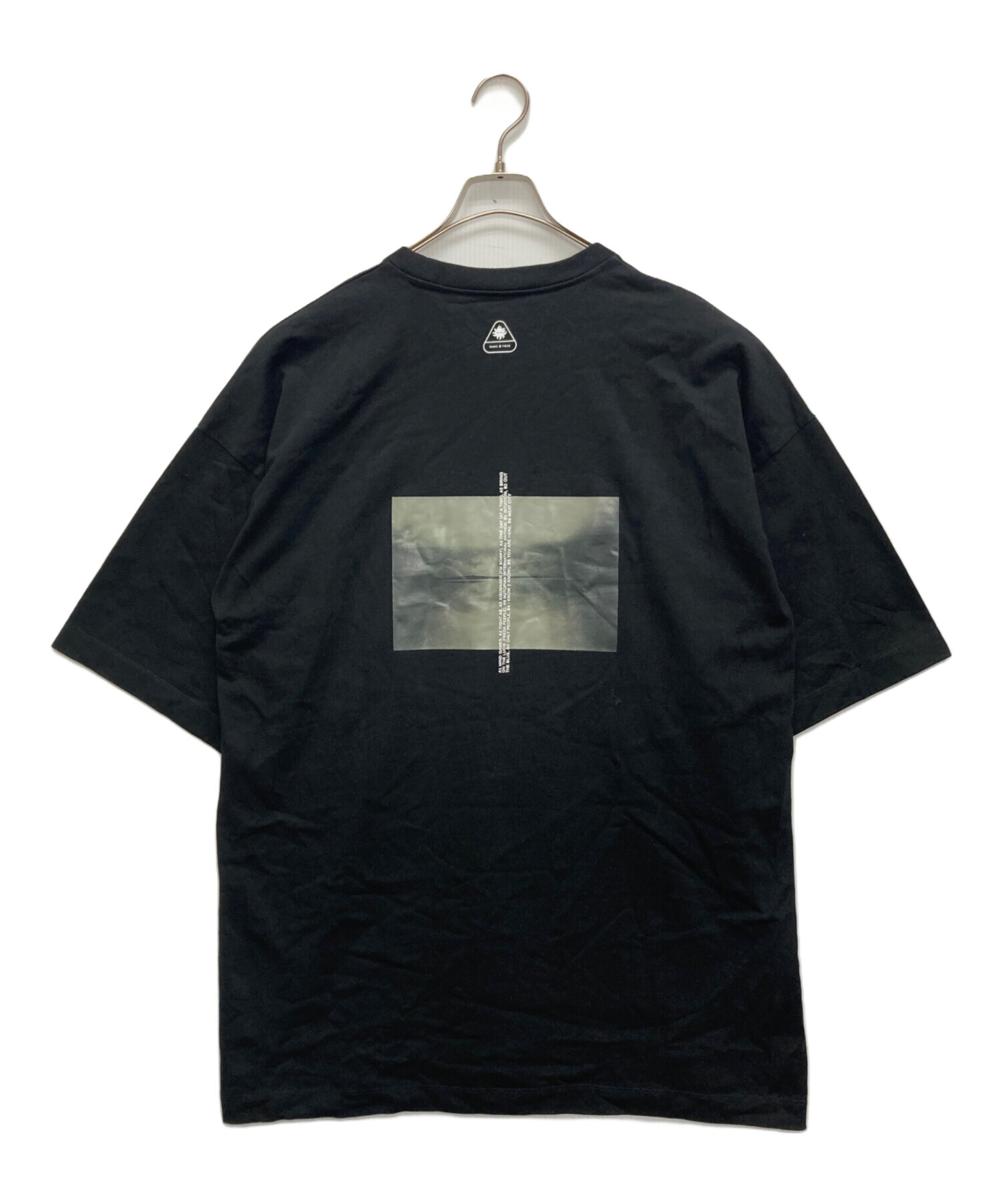 【美品】OAMC バックプリント ロングTシャツ ブラック Sサイズ 中古・古着通販】OAMC (オーエーエムシー) バックプリントTシャツ