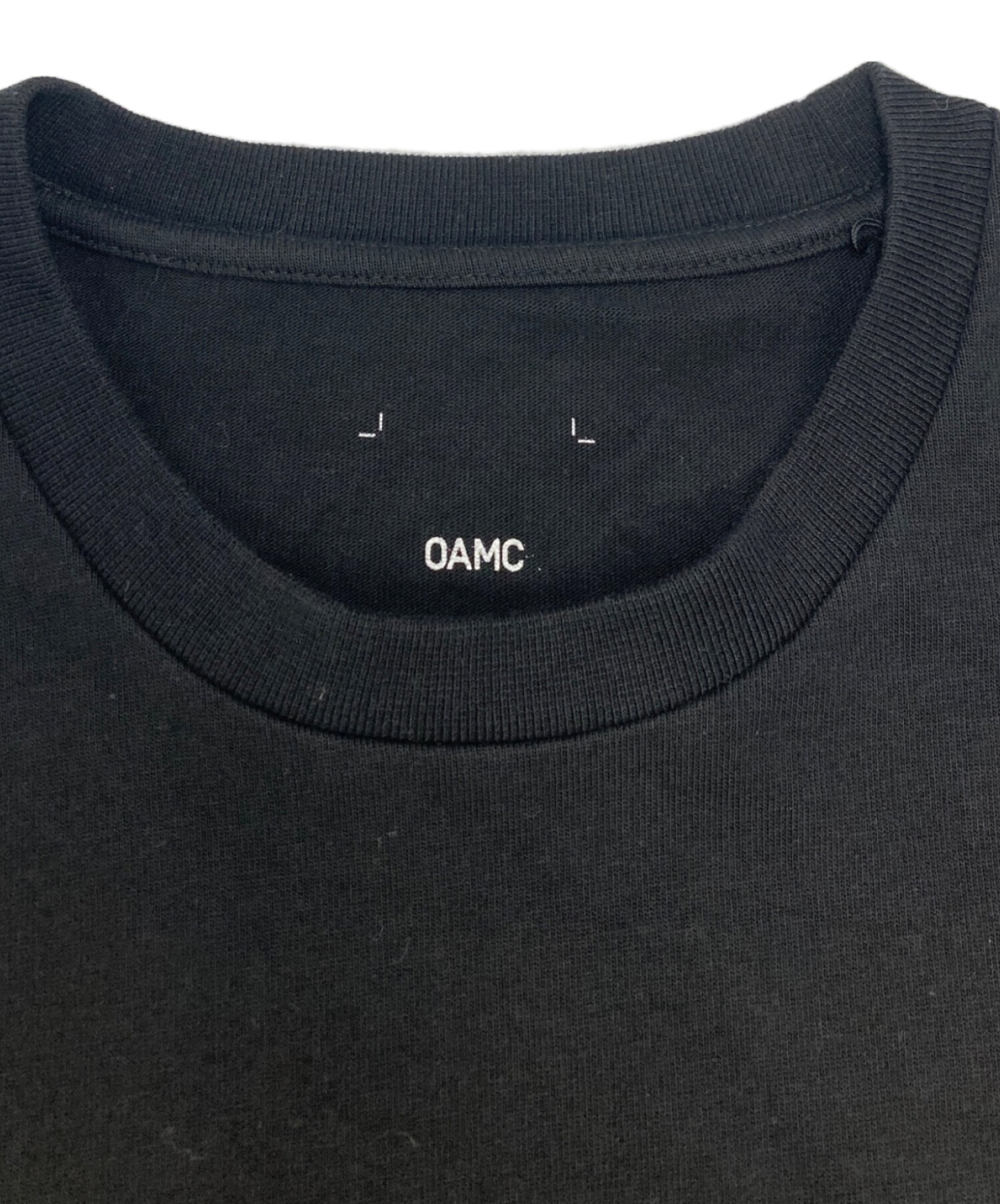 OAMC バックプリントTシャツ黒 バックプリントTシャツ（WEB限定価格 4