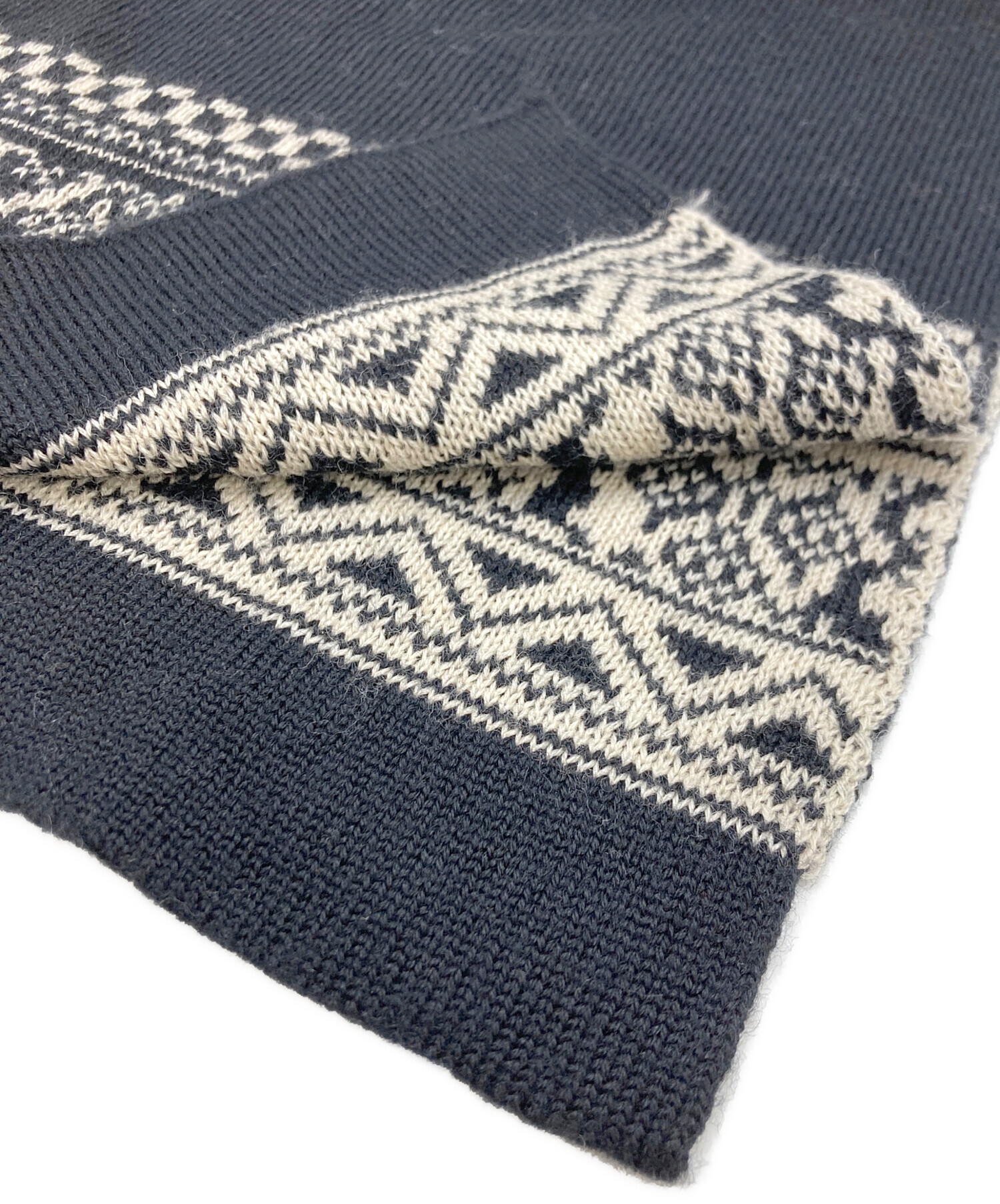 極美品　ヨウジヤマモト マフラー　ウール　YOHJIYAMAMOTO+NOIR 中古・古着通販】yohji yamamoto+noir (ヨウジヤマモトプリュス