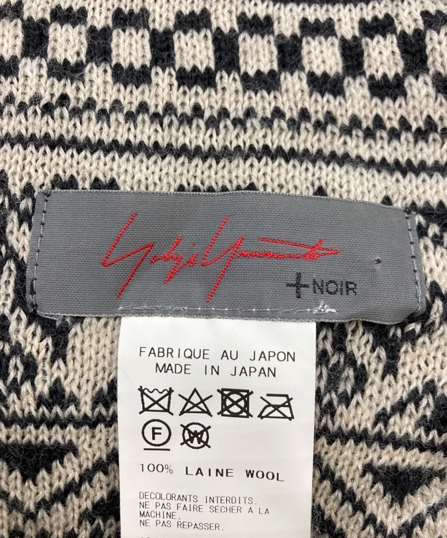 YOHJI YAMAMOTO ヨウジヤマモト　変形マフラー YOHJI YAMAMOTO ヨウジヤマモト 変形マフラー