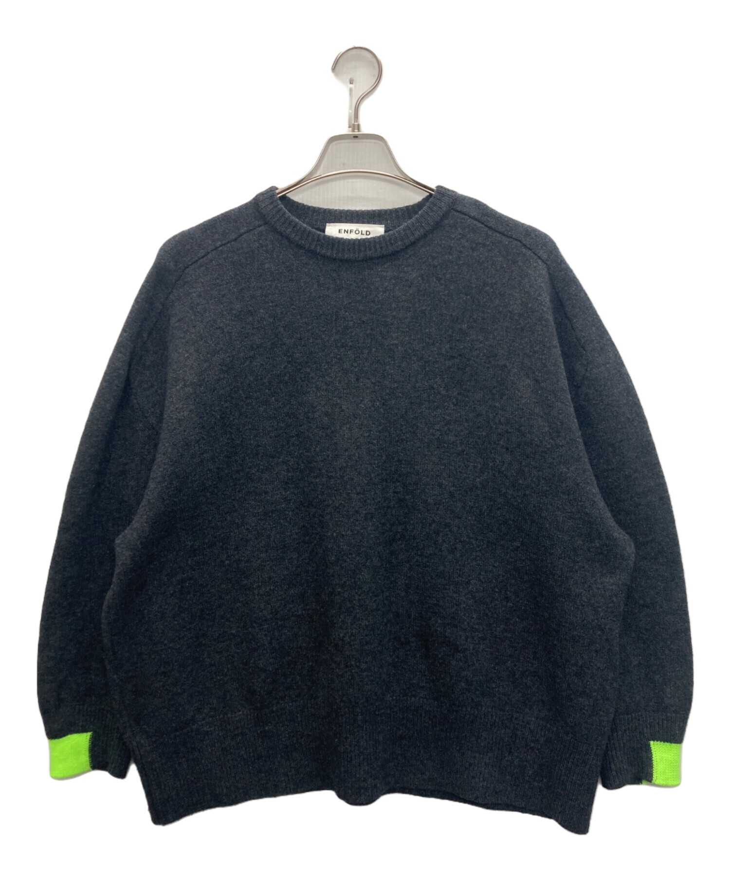 中古・古着通販】ENFOLD (エンフォルド) WIDE CIRCLE PULLOVER グレー 